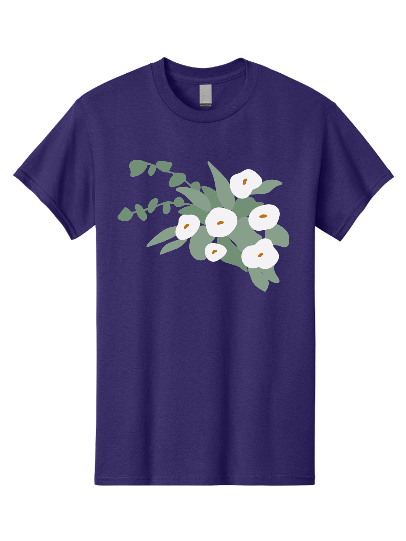 After-Glow Men'S Graphic Tee, 100% Cotton, Comfortable Casual Summer Wear, Machine Washable, Lotus Flowers, White Blooms, Gray Leaves, Spiritual Symbols, Serene Atmosphere, Peaceful Ambiance, Afterlife, Lotus Flower, Gray Graphics Aad992 9