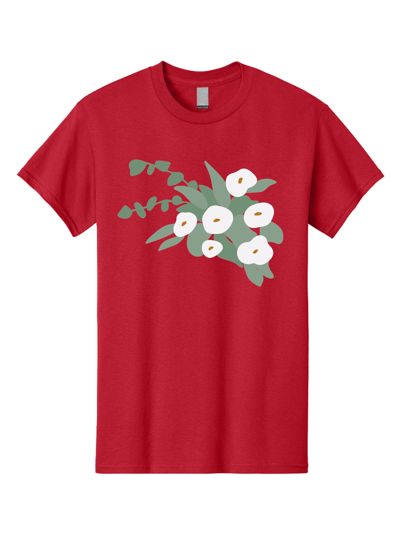 After-Glow Men'S Graphic Tee, 100% Cotton, Comfortable Casual Summer Wear, Machine Washable, Lotus Flowers, White Blooms, Gray Leaves, Spiritual Symbols, Serene Atmosphere, Peaceful Ambiance, Afterlife, Lotus Flower, Gray Graphics Aad992 25