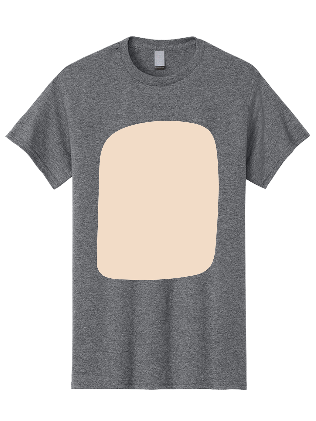 Beige-Rectangle Men'S Graphic Tee, 100% Cotton, Comfortable Casual Summer Wear, Machine Washable, Beige Rectangle, Rounded Corners, Plain Shape, Simple Design, Minimalist Aesthetic, Neutral Color, Soft Edges Aad997 11