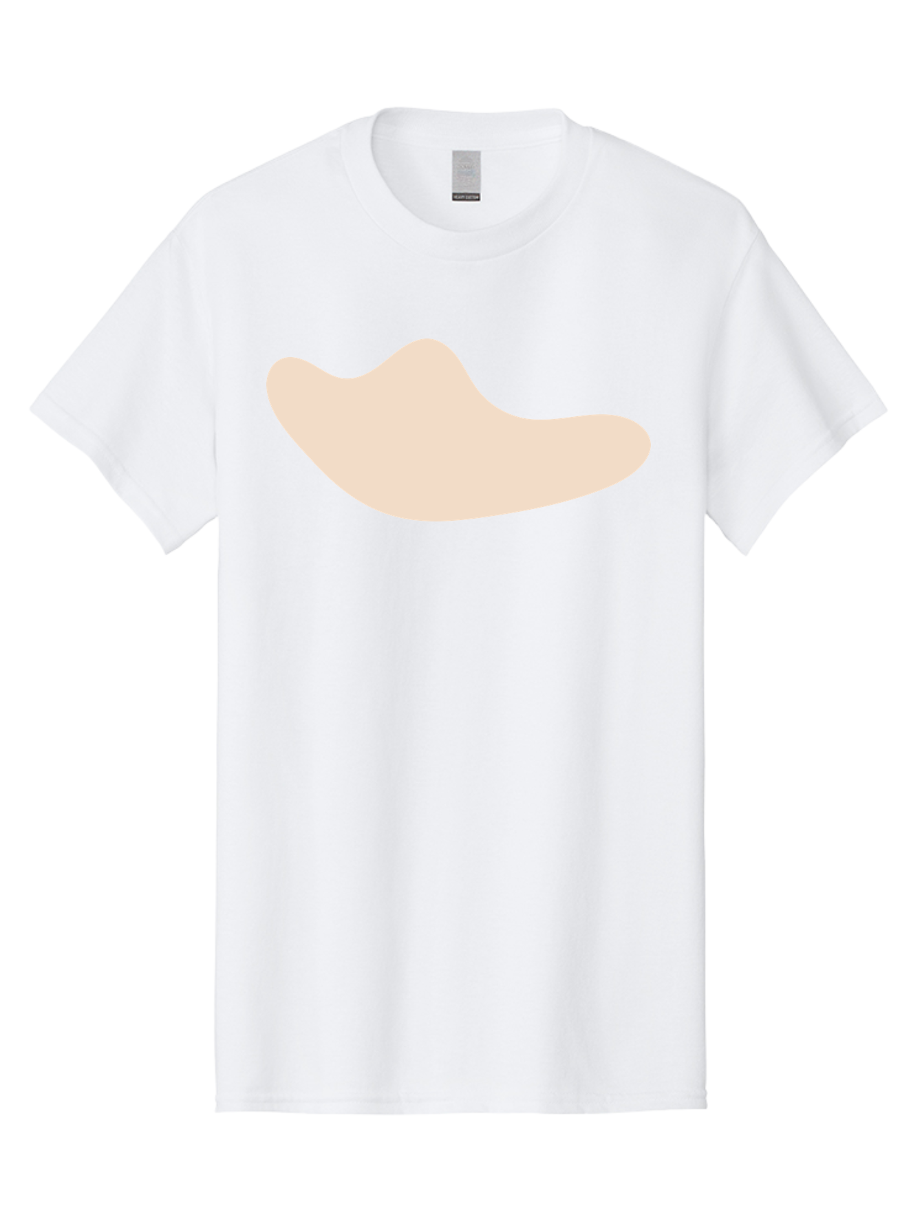 Cashew-Nut-1 Men'S Graphic Tee, 100% Cotton, Comfortable Casual Summer Wear, Machine Washable, Cashew Nut, Snack Food, Healthy Eating, Nutty Flavor, Beige Color, Abstract Shape, Simple Design, Minimalist Art Aae001 3