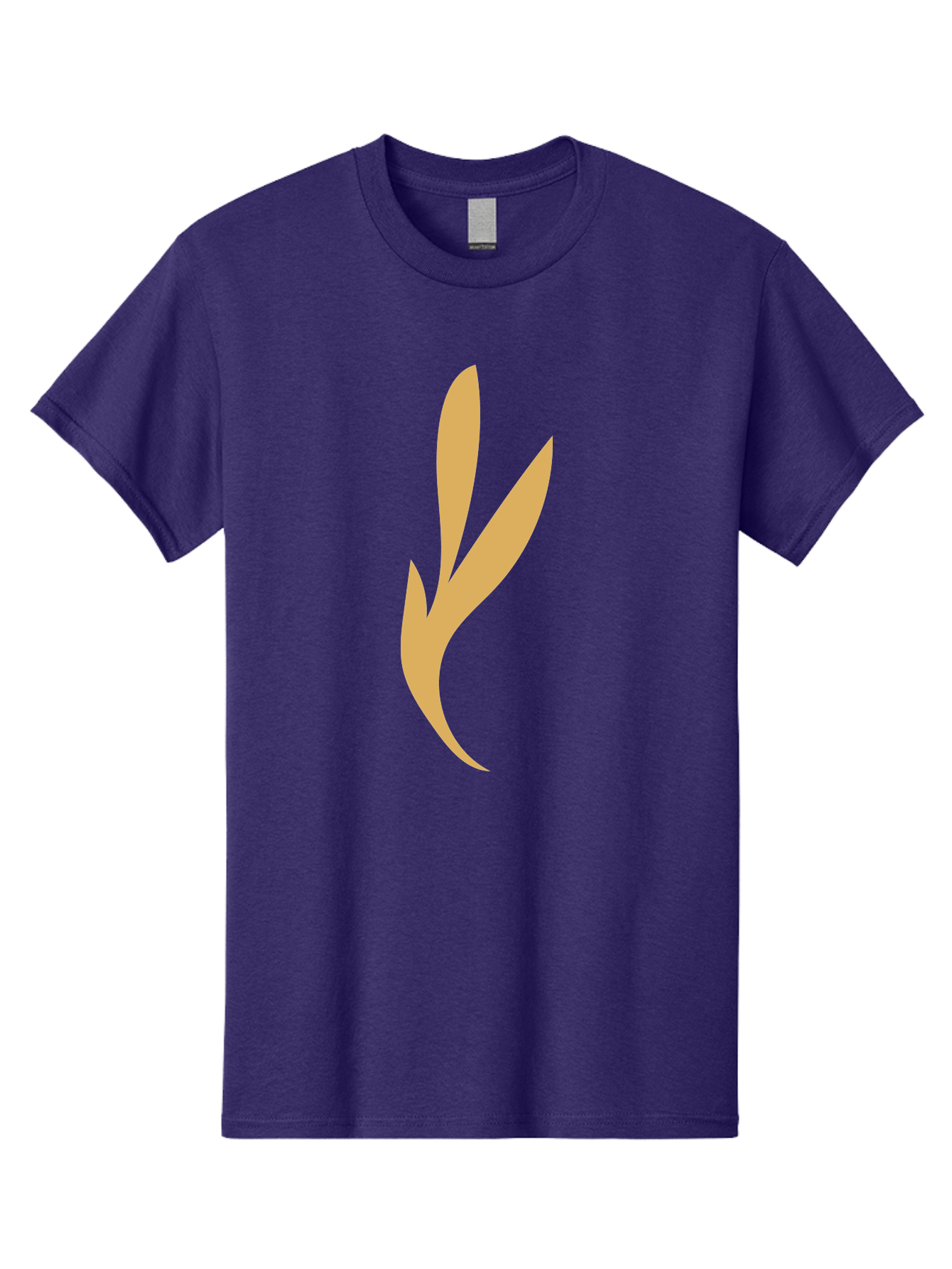 Curved-Leaf Men'S Graphic Tee, 100% Cotton, Comfortable Casual Summer Wear, Machine Washable, Orange Abstract Leaf, Simple Design, Minimalist Art, Stylized Foliage, Modern Graphic, Creative Illustration, Abstract Shape, Digital Art Aae008 9
