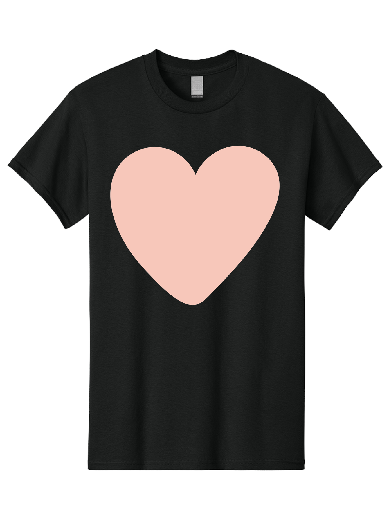 Heart Men'S Graphic Tee, 100% Cotton, Comfortable Casual Summer Wear, Machine Washable, Heart Symbol, Love Icon, Pink Heart, Digital Art, Minimalist Design, Simple Shape, Heart Illustration, Love Symbol Aae025 27