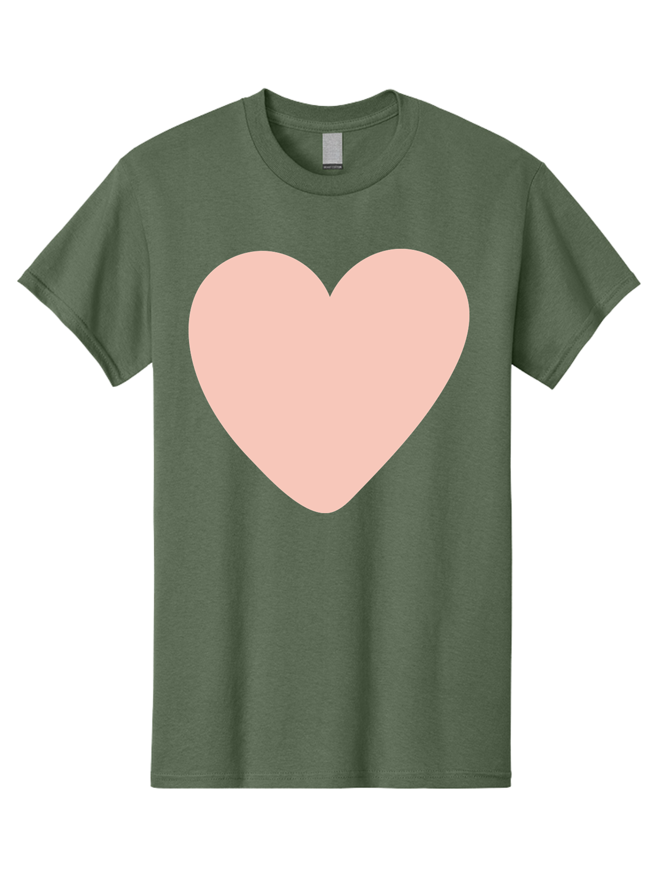 Heart Men'S Graphic Tee, 100% Cotton, Comfortable Casual Summer Wear, Machine Washable, Heart Symbol, Love Icon, Pink Heart, Digital Art, Minimalist Design, Simple Shape, Heart Illustration, Love Symbol Aae025 13