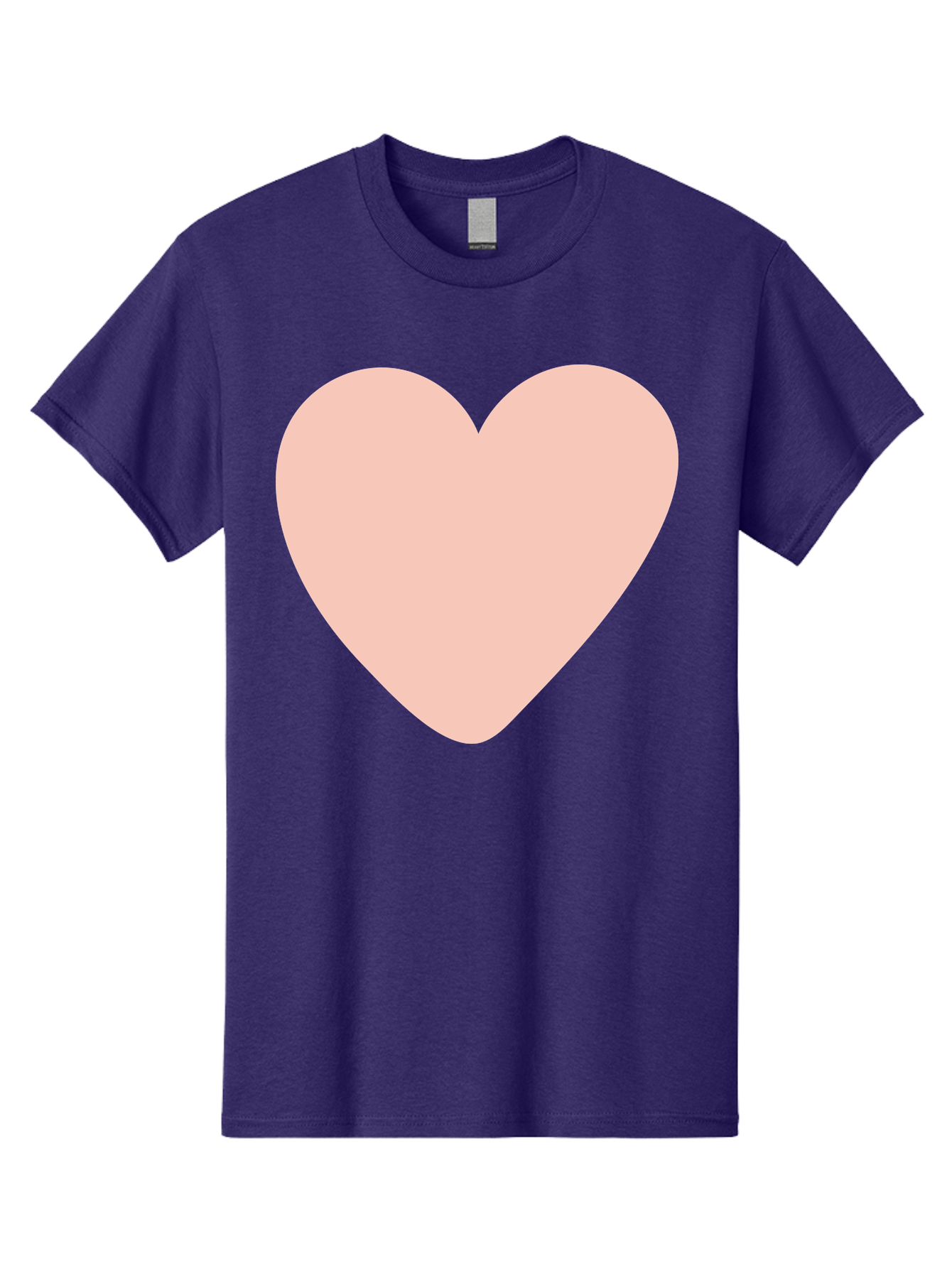 Heart Men'S Graphic Tee, 100% Cotton, Comfortable Casual Summer Wear, Machine Washable, Heart Symbol, Love Icon, Pink Heart, Digital Art, Minimalist Design, Simple Shape, Heart Illustration, Love Symbol Aae025 19