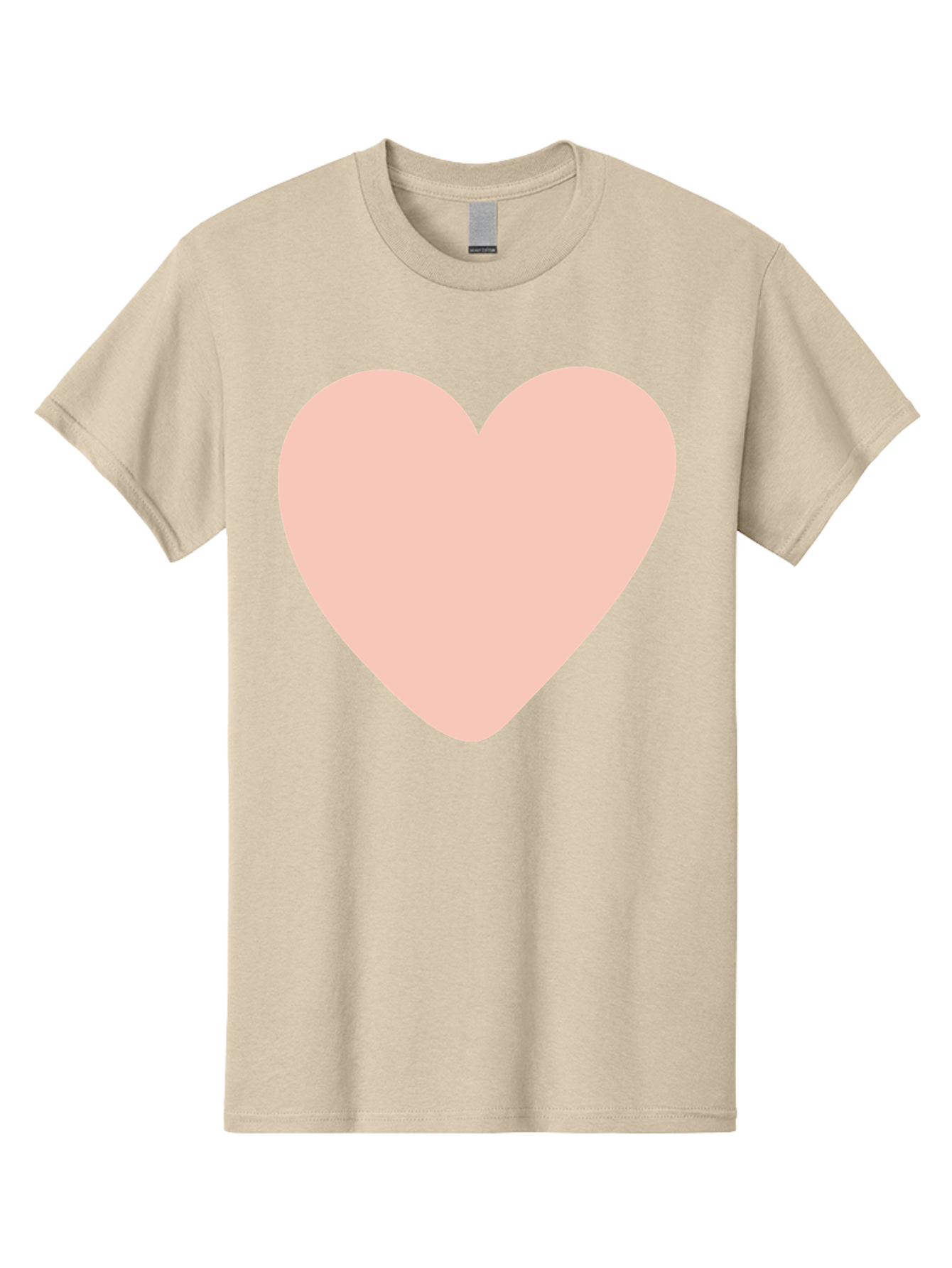 Heart Men'S Graphic Tee, 100% Cotton, Comfortable Casual Summer Wear, Machine Washable, Heart Symbol, Love Icon, Pink Heart, Digital Art, Minimalist Design, Simple Shape, Heart Illustration, Love Symbol Aae025 23