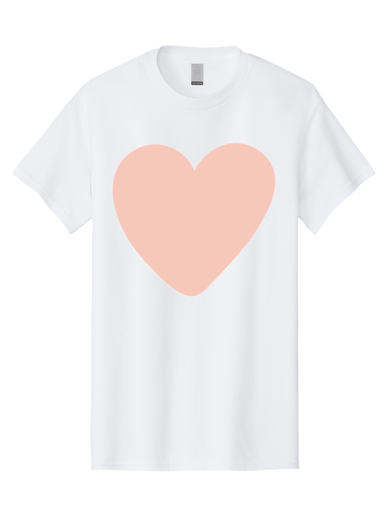 Heart Men'S Graphic Tee, 100% Cotton, Comfortable Casual Summer Wear, Machine Washable, Heart Symbol, Love Icon, Pink Heart, Digital Art, Minimalist Design, Simple Shape, Heart Illustration, Love Symbol Aae025 29