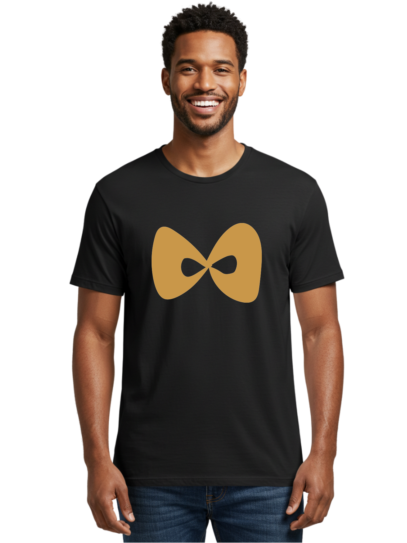 Lemniscate Men'S Graphic Tee, 100% Cotton, Comfortable Casual Summer Wear, Machine Washable, Mathematical Symbol, Infinity Sign, Lemniscate Curve, Geometric Shape, Abstract Design, Symmetrical Figure, Looped Infinity Aae028 28