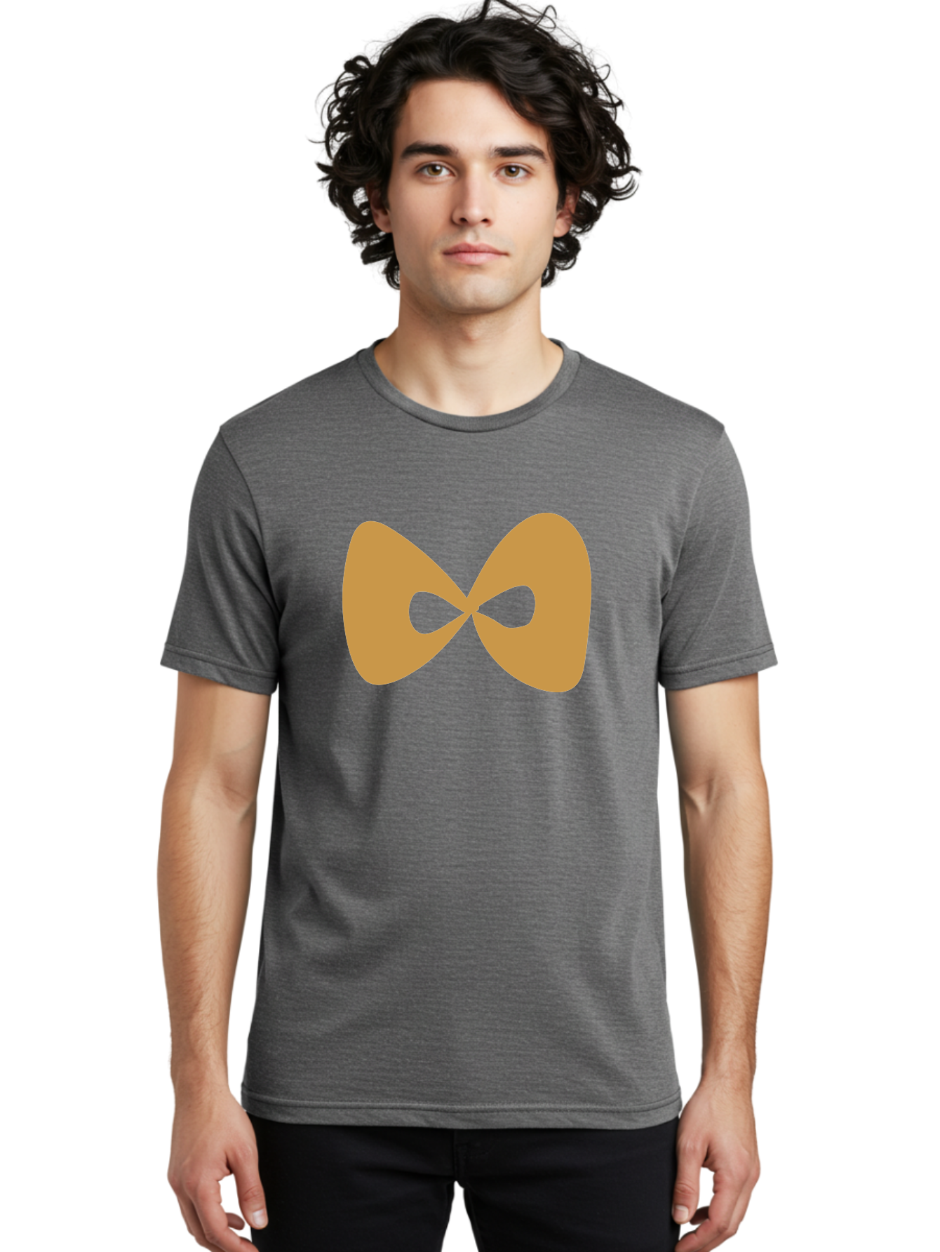 Lemniscate Men'S Graphic Tee, 100% Cotton, Comfortable Casual Summer Wear, Machine Washable, Mathematical Symbol, Infinity Sign, Lemniscate Curve, Geometric Shape, Abstract Design, Symmetrical Figure, Looped Infinity Aae028 26