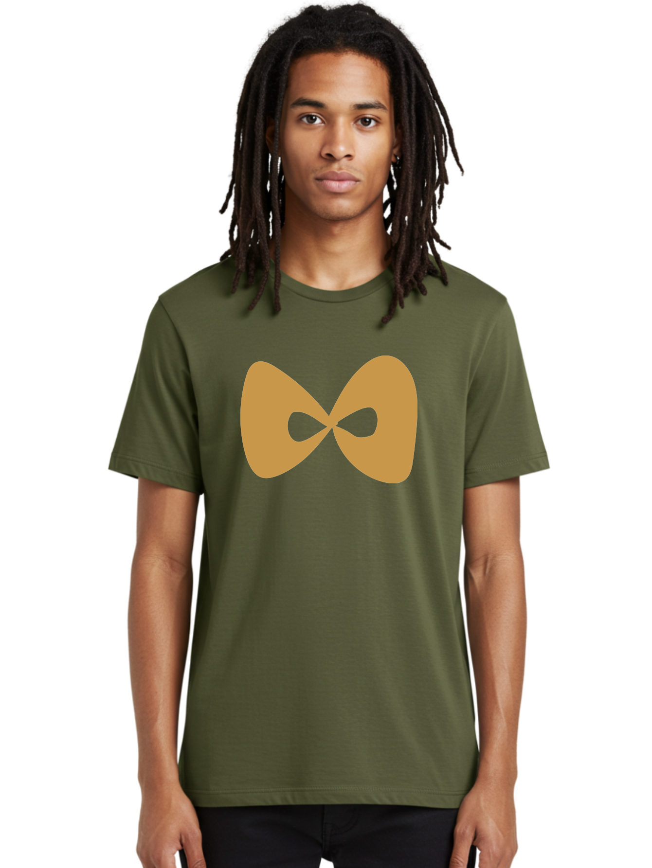 Lemniscate Men'S Graphic Tee, 100% Cotton, Comfortable Casual Summer Wear, Machine Washable, Mathematical Symbol, Infinity Sign, Lemniscate Curve, Geometric Shape, Abstract Design, Symmetrical Figure, Looped Infinity Aae028 2