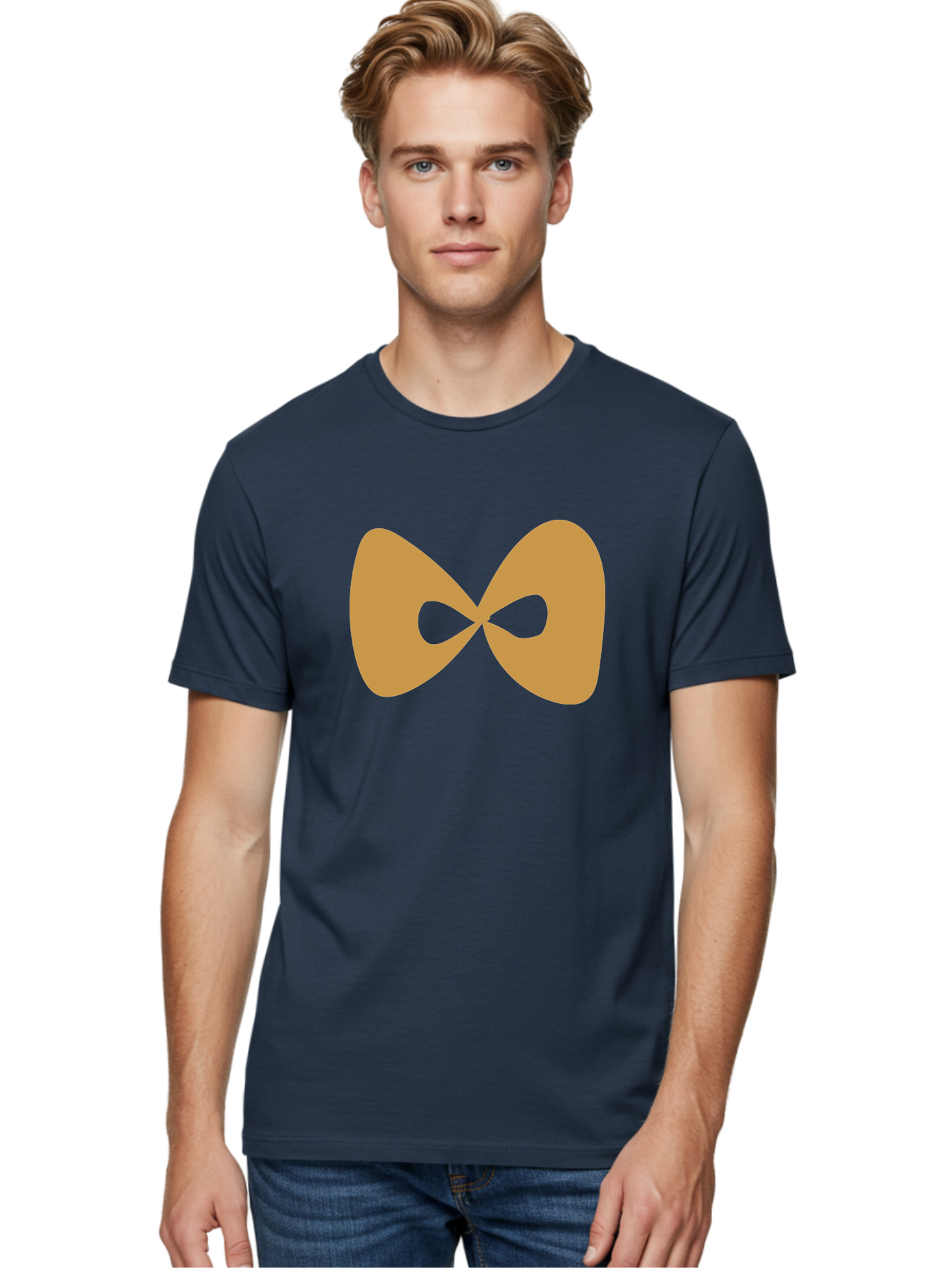 Lemniscate Men'S Graphic Tee, 100% Cotton, Comfortable Casual Summer Wear, Machine Washable, Mathematical Symbol, Infinity Sign, Lemniscate Curve, Geometric Shape, Abstract Design, Symmetrical Figure, Looped Infinity Aae028 16