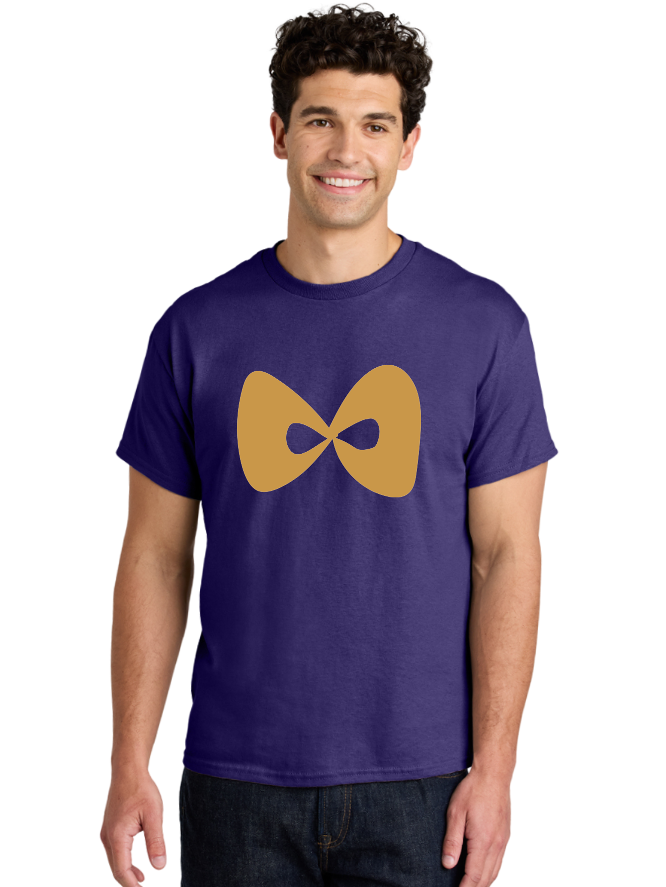 Lemniscate Men'S Graphic Tee, 100% Cotton, Comfortable Casual Summer Wear, Machine Washable, Mathematical Symbol, Infinity Sign, Lemniscate Curve, Geometric Shape, Abstract Design, Symmetrical Figure, Looped Infinity Aae028 18
