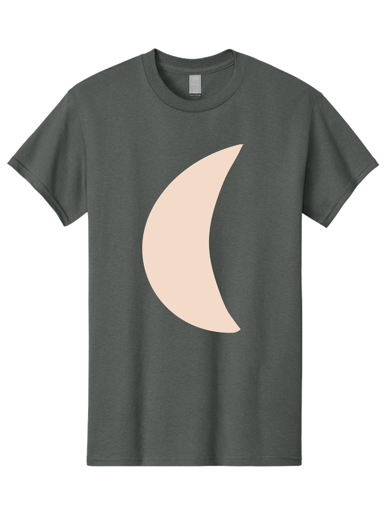 Moon Men'S Graphic Tee, 100% Cotton, Comfortable Casual Summer Wear, Machine Washable, Crescent Moon, Moon Shape, Minimalist Design, Simple Art, Lunar Symbol, Celestial Body, Abstract Illustration Aae032 13