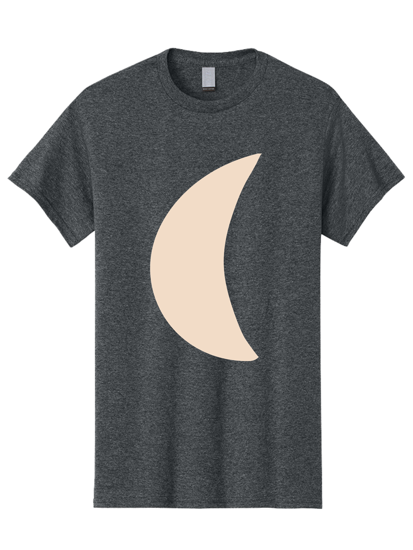 Moon Men'S Graphic Tee, 100% Cotton, Comfortable Casual Summer Wear, Machine Washable, Crescent Moon, Moon Shape, Minimalist Design, Simple Art, Lunar Symbol, Celestial Body, Abstract Illustration Aae032 29