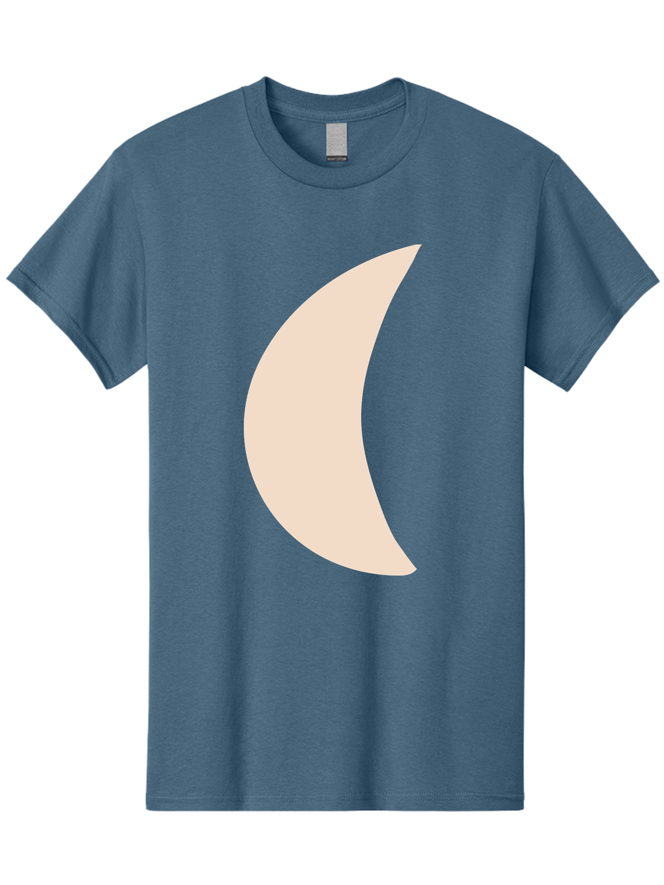 Moon Men'S Graphic Tee, 100% Cotton, Comfortable Casual Summer Wear, Machine Washable, Crescent Moon, Moon Shape, Minimalist Design, Simple Art, Lunar Symbol, Celestial Body, Abstract Illustration Aae032 21