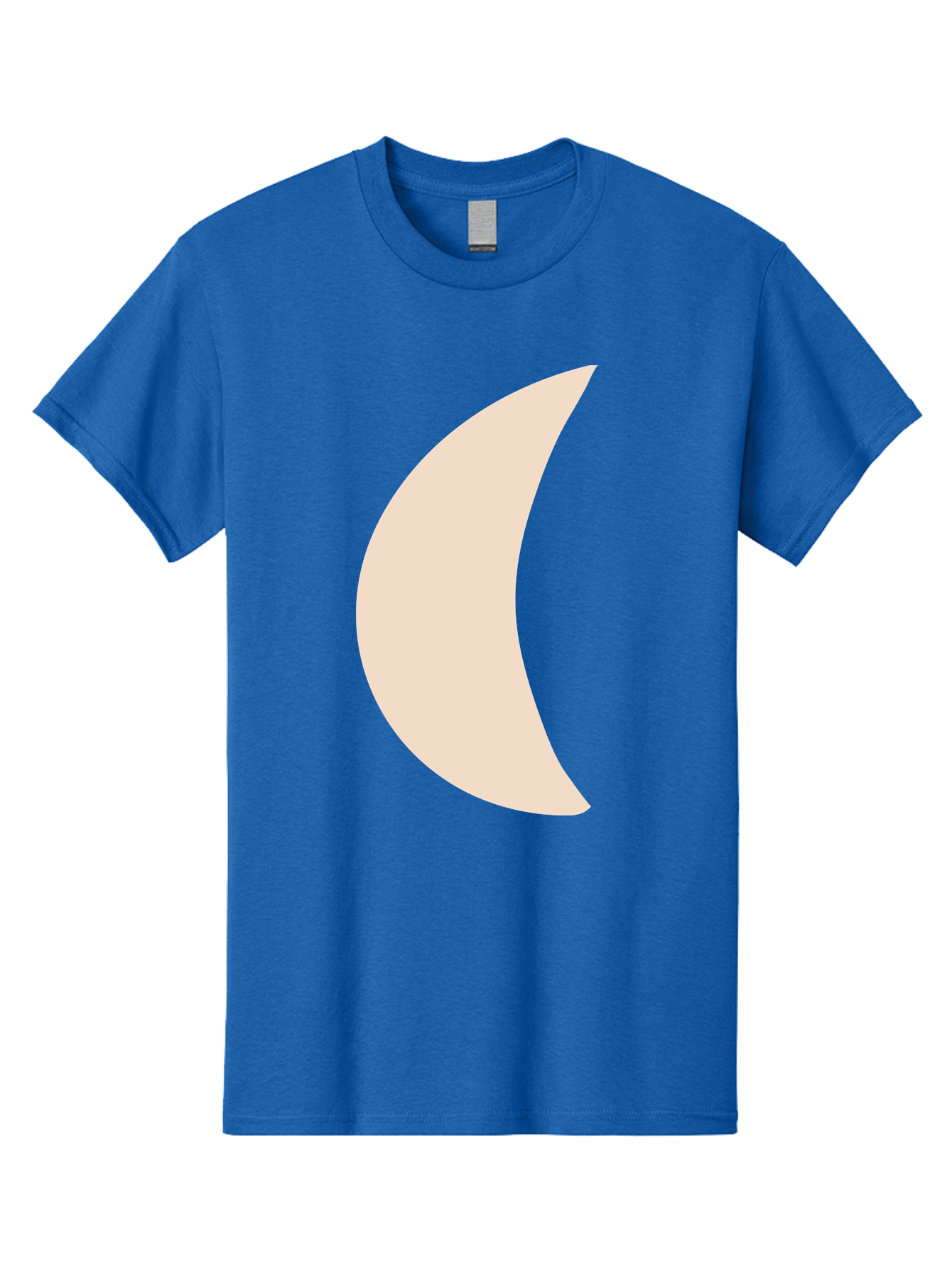 Moon Men'S Graphic Tee, 100% Cotton, Comfortable Casual Summer Wear, Machine Washable, Crescent Moon, Moon Shape, Minimalist Design, Simple Art, Lunar Symbol, Celestial Body, Abstract Illustration Aae032 5