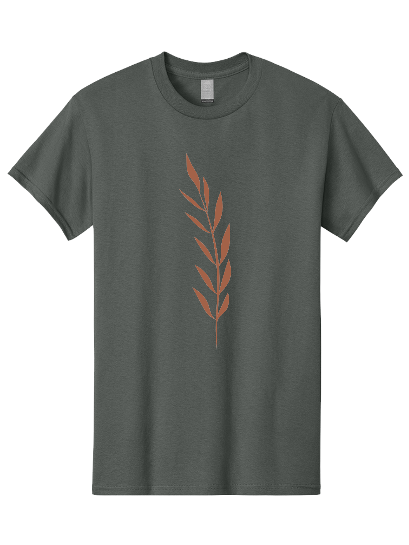 Red-Leaves-1 Men'S Graphic Tee, 100% Cotton, Comfortable Casual Summer Wear, Machine Washable, Red Leafy Branch, Simple Graphic, Leafy Design, Minimalist Art, Bold Red, Floral Element, Modern Illustration Aae047 29