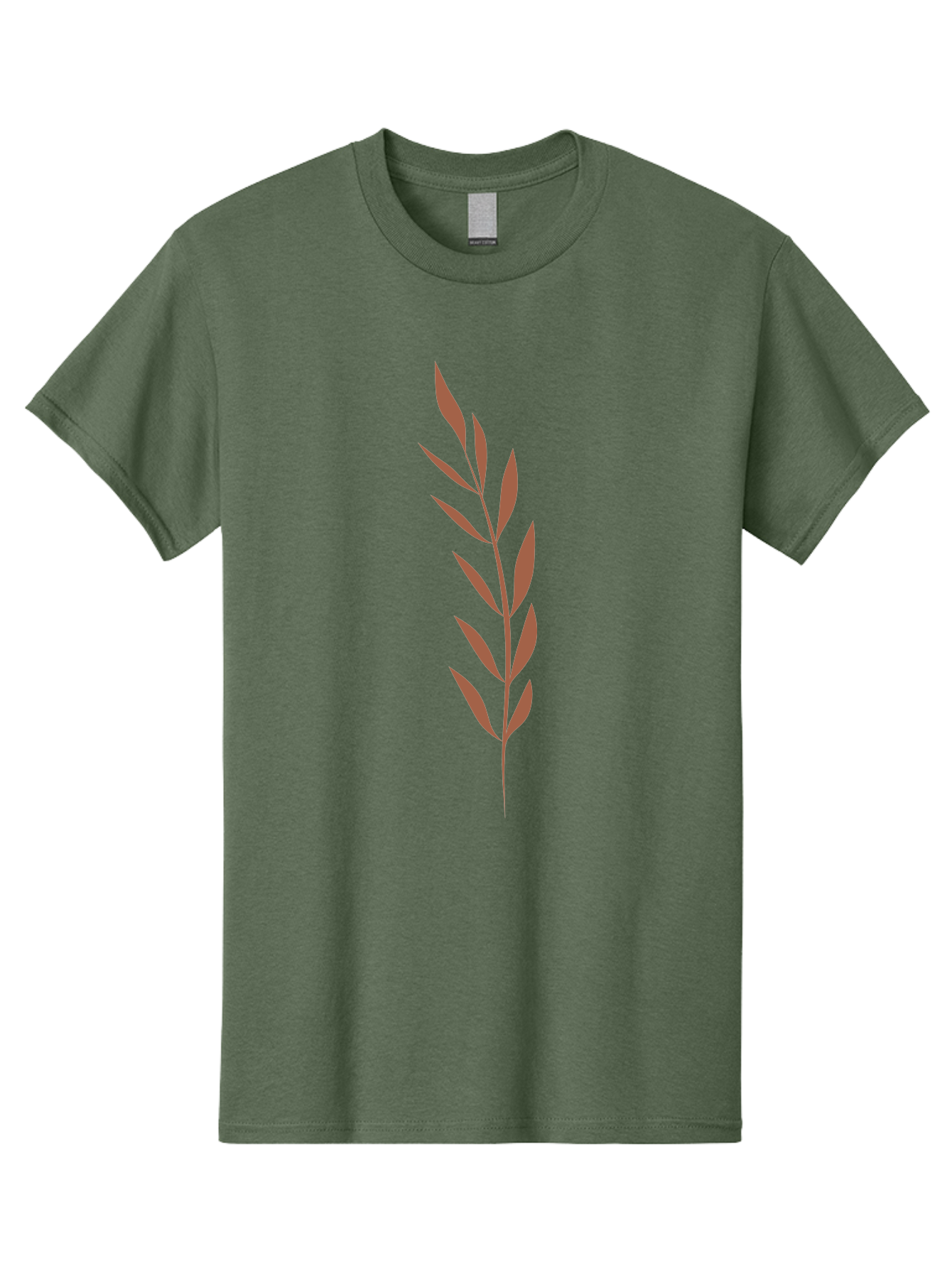 Red-Leaves-1 Men'S Graphic Tee, 100% Cotton, Comfortable Casual Summer Wear, Machine Washable, Red Leafy Branch, Simple Graphic, Leafy Design, Minimalist Art, Bold Red, Floral Element, Modern Illustration Aae047 5