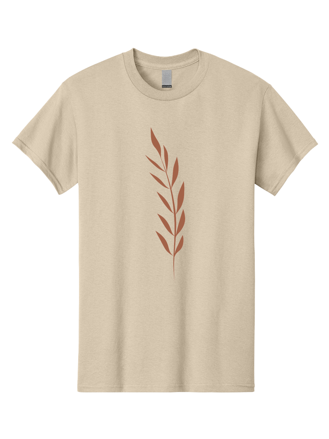Red-Leaves-1 Men'S Graphic Tee, 100% Cotton, Comfortable Casual Summer Wear, Machine Washable, Red Leafy Branch, Simple Graphic, Leafy Design, Minimalist Art, Bold Red, Floral Element, Modern Illustration Aae047 27