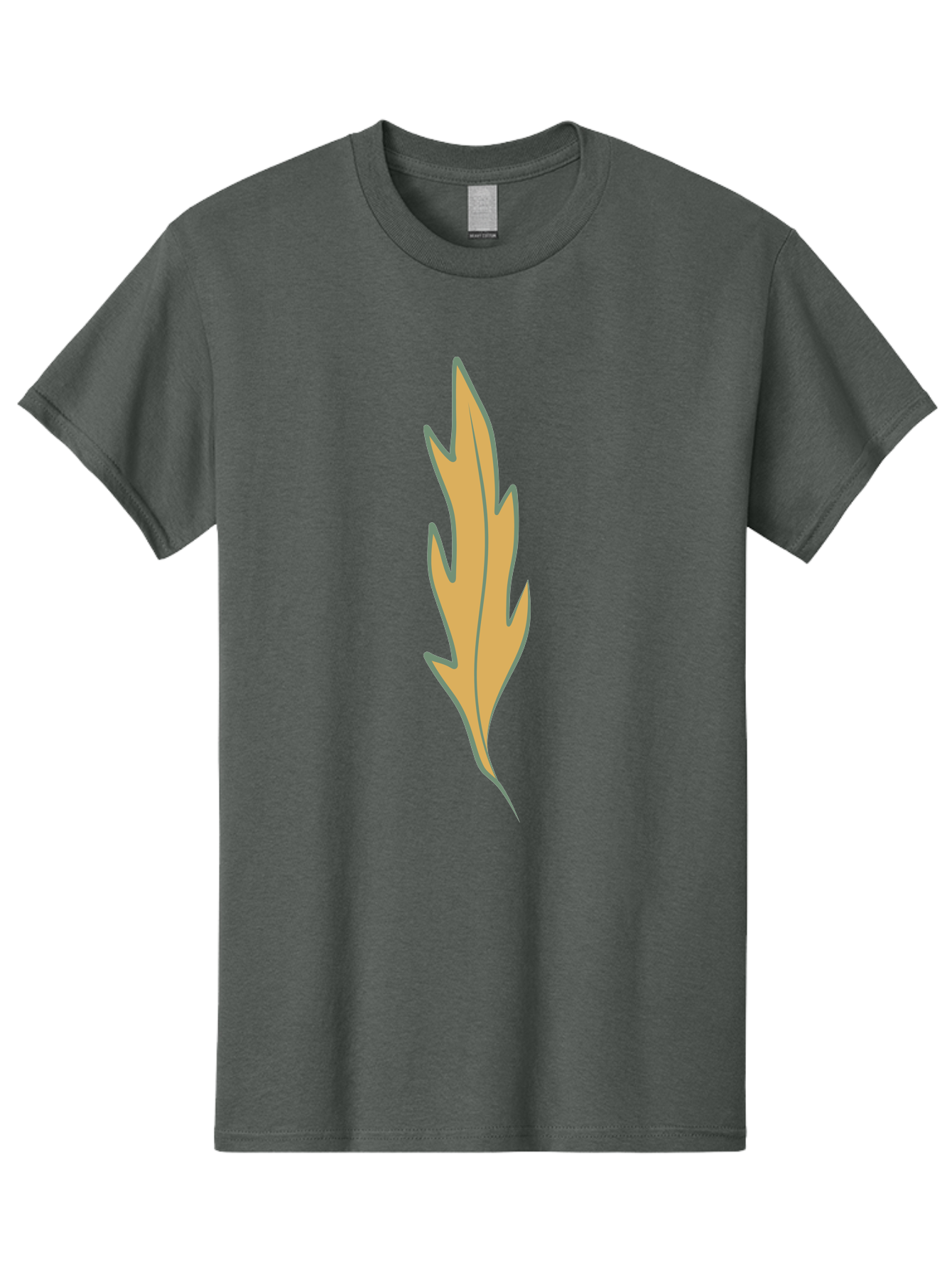 Yellow-Leaf-1 Men'S Graphic Tee, 100% Cotton, Comfortable Casual Summer Wear, Machine Washable, Autumn Leaf, Fall Foliage, Yellow Leaf, Oak Tree, Natural Design, Leaf Illustration, Seasonal Symbol, Botanical Icon, Vibrant Color Aae085 13