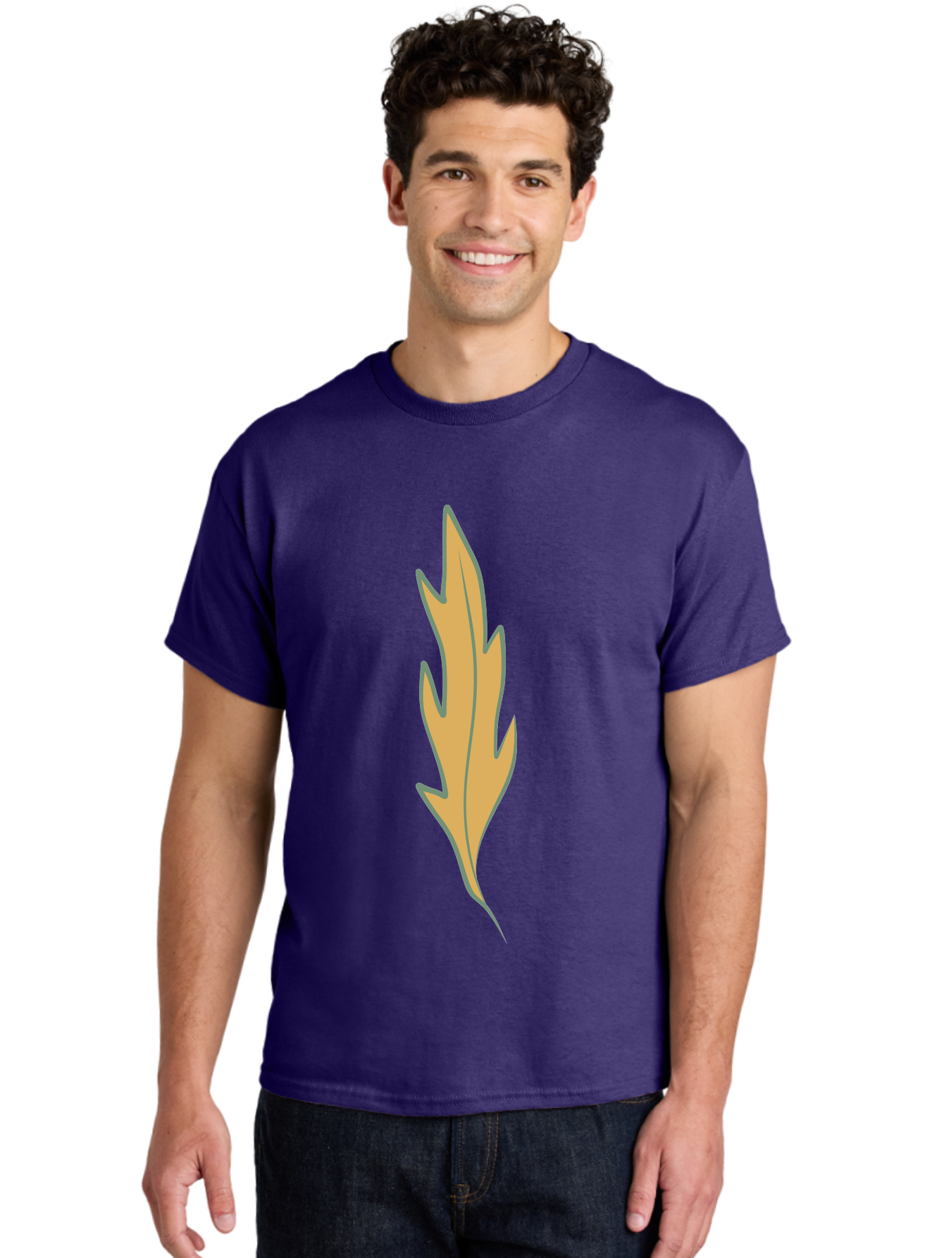 Yellow-Leaf-1 Men'S Graphic Tee, 100% Cotton, Comfortable Casual Summer Wear, Machine Washable, Autumn Leaf, Fall Foliage, Yellow Leaf, Oak Tree, Natural Design, Leaf Illustration, Seasonal Symbol, Botanical Icon, Vibrant Color Aae085 26