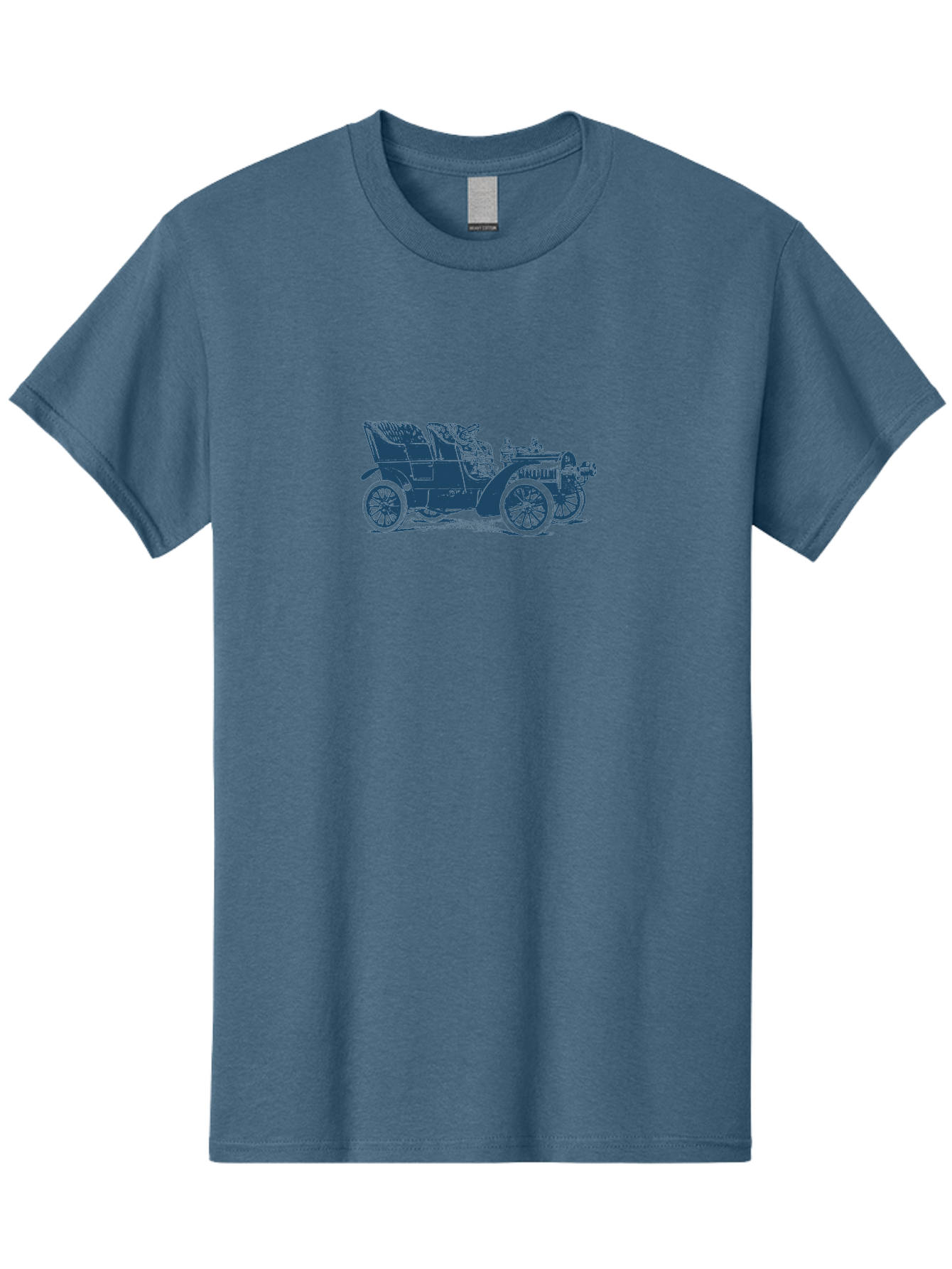 1900S Roadster Drawing Men'S Graphic Tee, 100% Cotton, Comfortable Casual Summer Wear, Machine Washable, Vintage Car, Classic Automobile, Antique Vehicle, Old-Fashioned Transportation, Horse-Less Carriage, Early 20Th Century Car, Retro Style Aae089 9