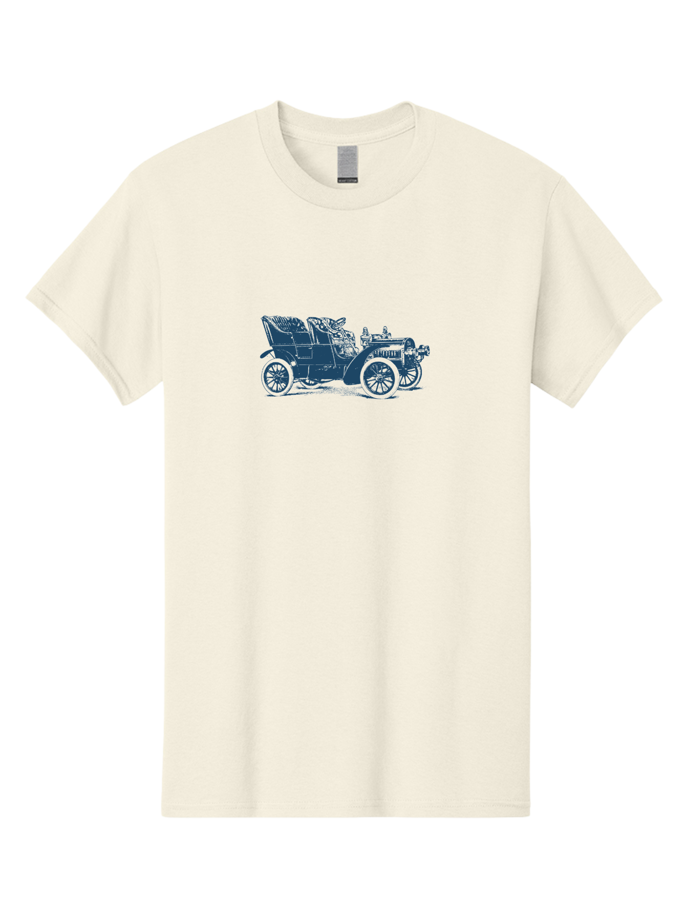 1900S Roadster Drawing Men'S Graphic Tee, 100% Cotton, Comfortable Casual Summer Wear, Machine Washable, Vintage Car, Classic Automobile, Antique Vehicle, Old-Fashioned Transportation, Horse-Less Carriage, Early 20Th Century Car, Retro Style Aae089 25