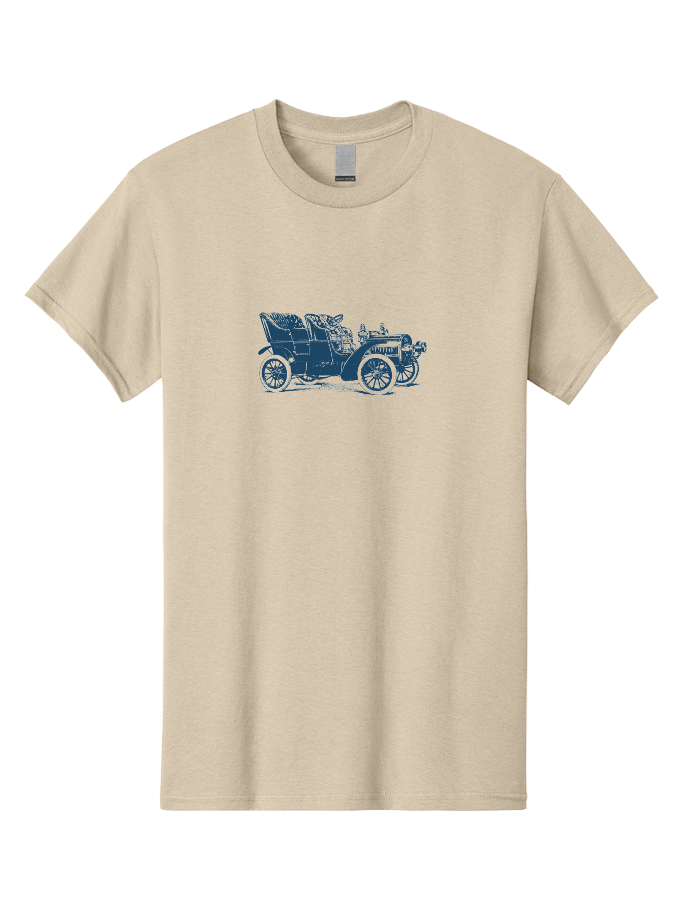 1900S Roadster Drawing Men'S Graphic Tee, 100% Cotton, Comfortable Casual Summer Wear, Machine Washable, Vintage Car, Classic Automobile, Antique Vehicle, Old-Fashioned Transportation, Horse-Less Carriage, Early 20Th Century Car, Retro Style Aae089 7