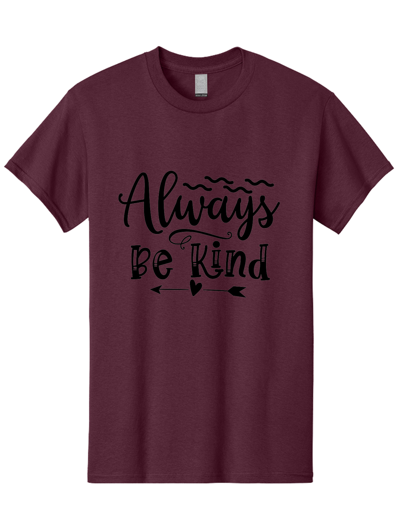 Always Be Kind Men'S Graphic Tee, 100% Cotton, Comfortable Casual Summer Wear, Machine Washable, Kindness Matters, Inspirational Quote, Motivational Phrase, Positive Message, Heartwarming Sentiment, Love And Care Aae100 29