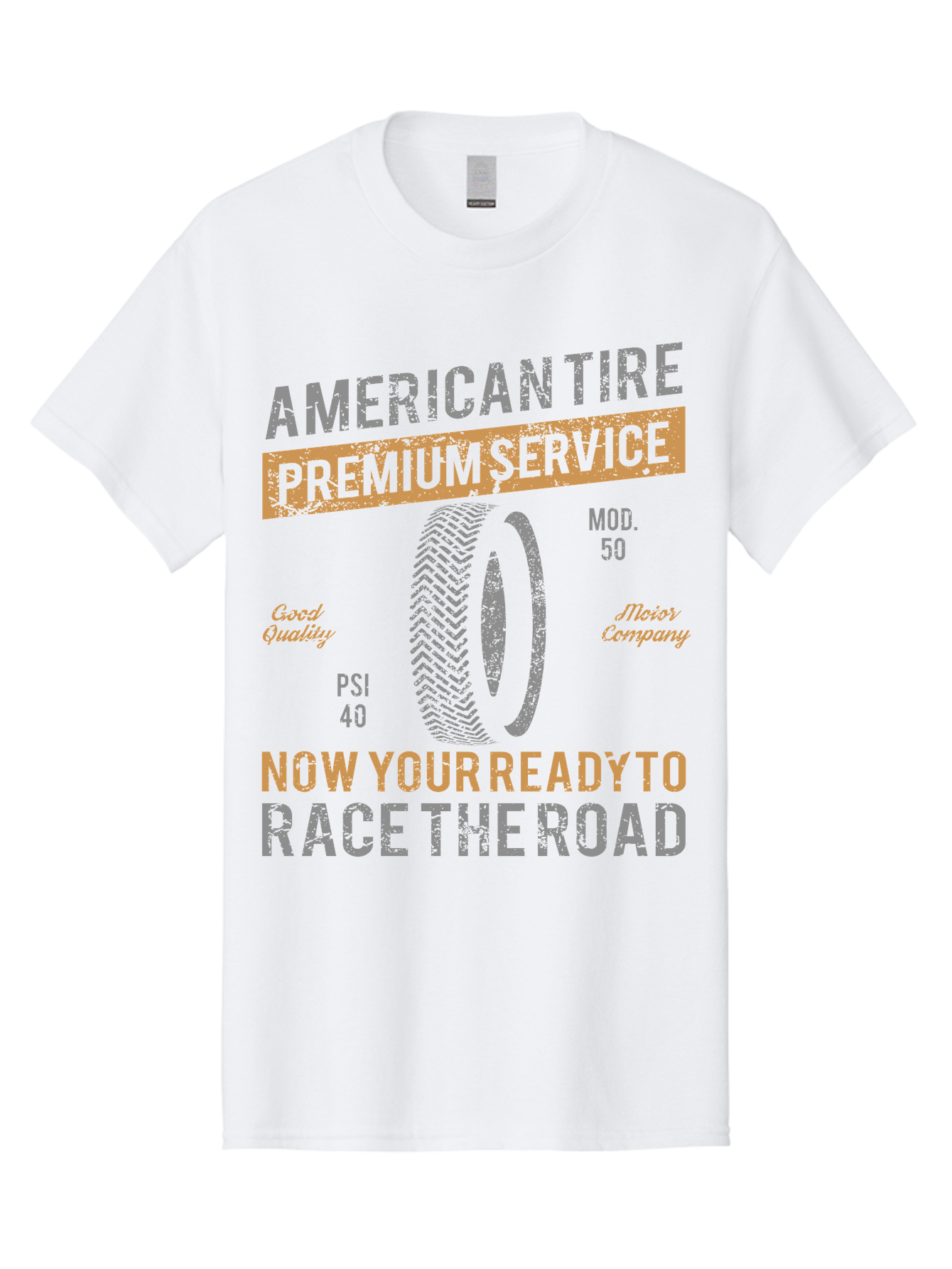 American Tire Distressed Men'S Graphic Tee, 100% Cotton, Comfortable Casual Summer Wear, Machine Washable, American Tire Premium Service, Vehicle Maintenance, Road Safety, Tire Quality, Good Company, Racing Tires, Automotive Services, Aae101 7