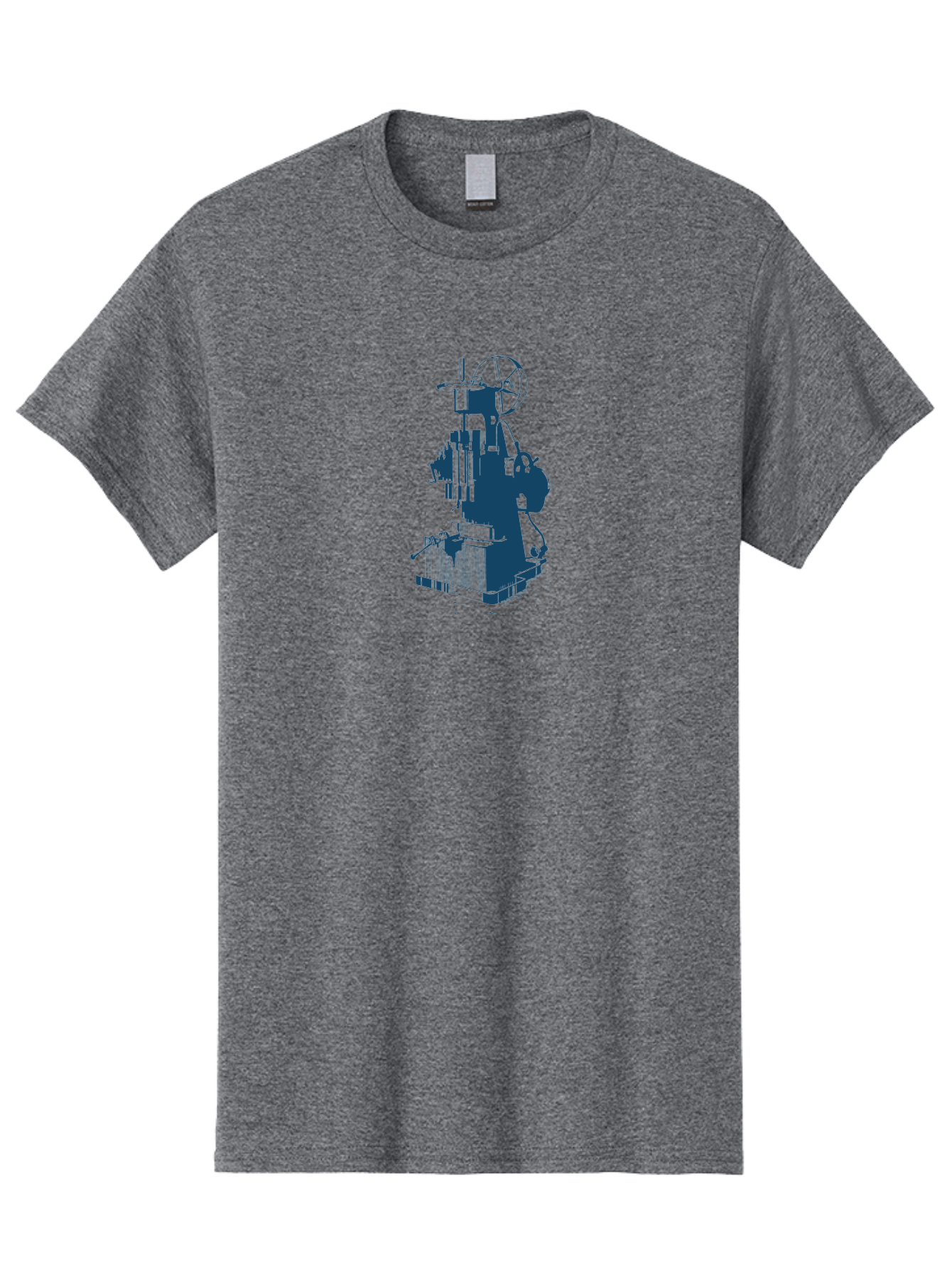 Antique Machine Art Men'S Graphic Tee, 100% Cotton, Comfortable Casual Summer Wear, Machine Washable, Industrial Machinery, Mechanical Equipment, Factory Machine, Manufacturing Technology, Industrial Production, Mechanical Parts, Aae109 13