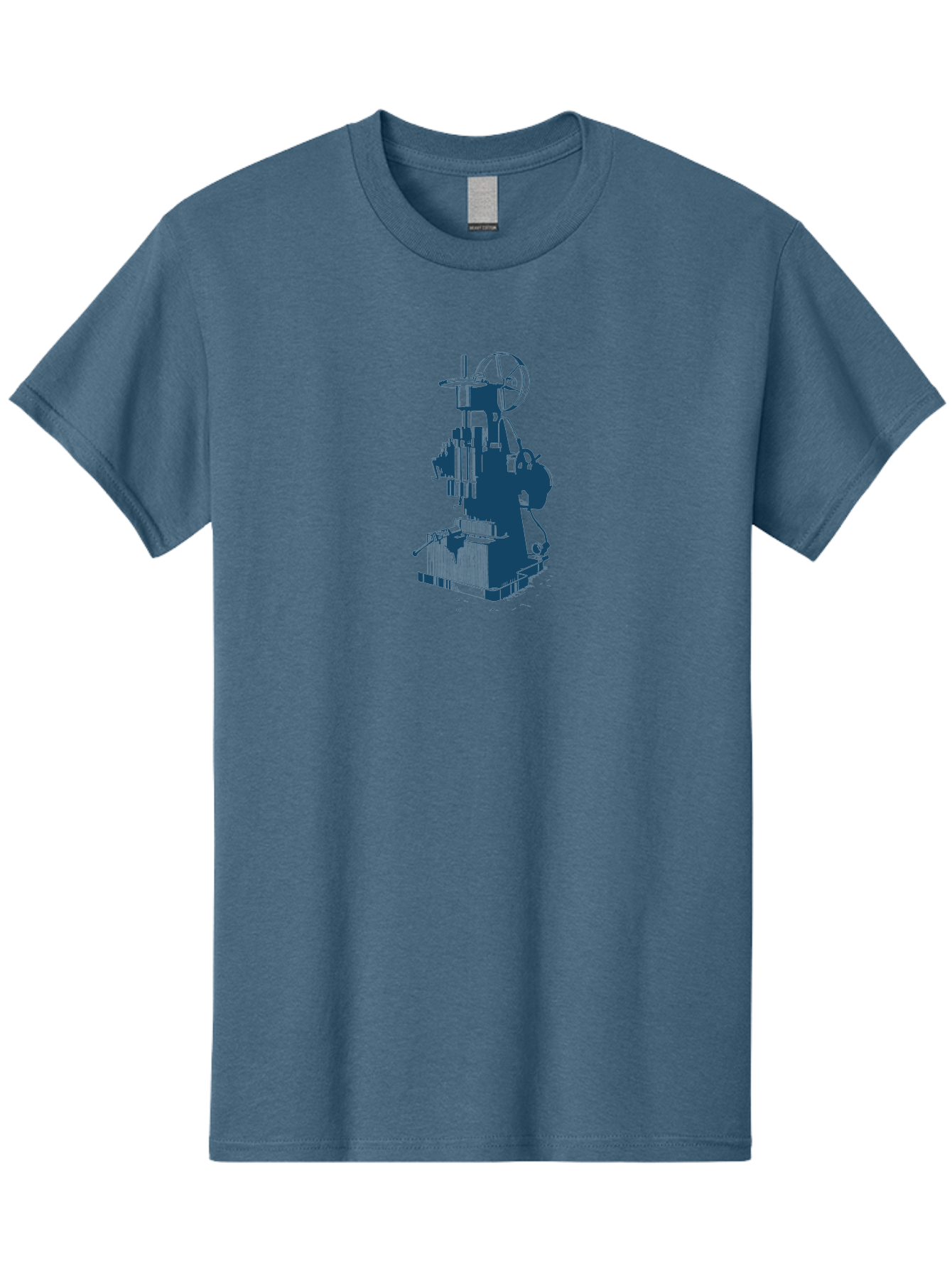 Antique Machine Art Men'S Graphic Tee, 100% Cotton, Comfortable Casual Summer Wear, Machine Washable, Industrial Machinery, Mechanical Equipment, Factory Machine, Manufacturing Technology, Industrial Production, Mechanical Parts, Aae109 3