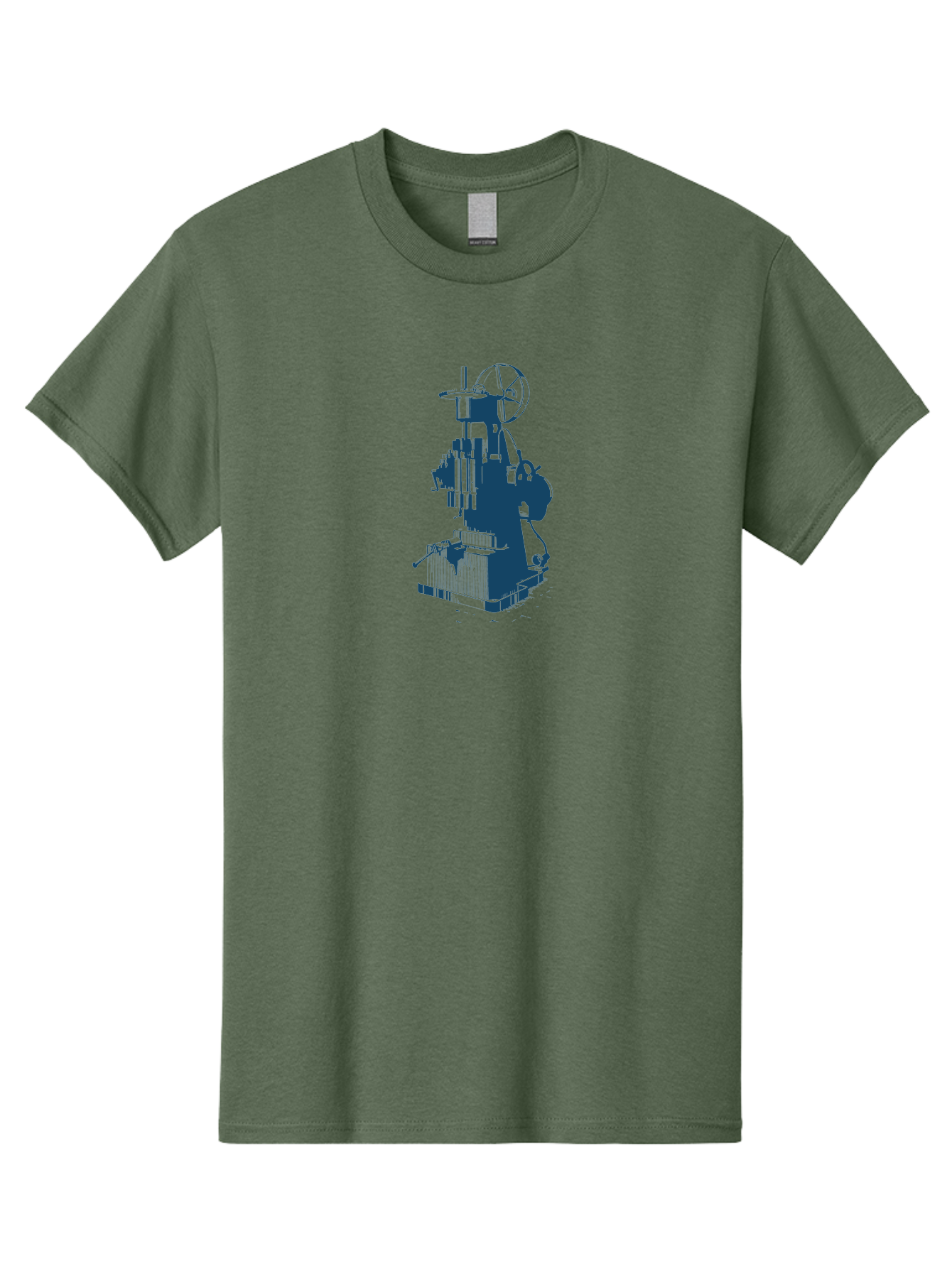 Antique Machine Art Men'S Graphic Tee, 100% Cotton, Comfortable Casual Summer Wear, Machine Washable, Industrial Machinery, Mechanical Equipment, Factory Machine, Manufacturing Technology, Industrial Production, Mechanical Parts, Aae109 19
