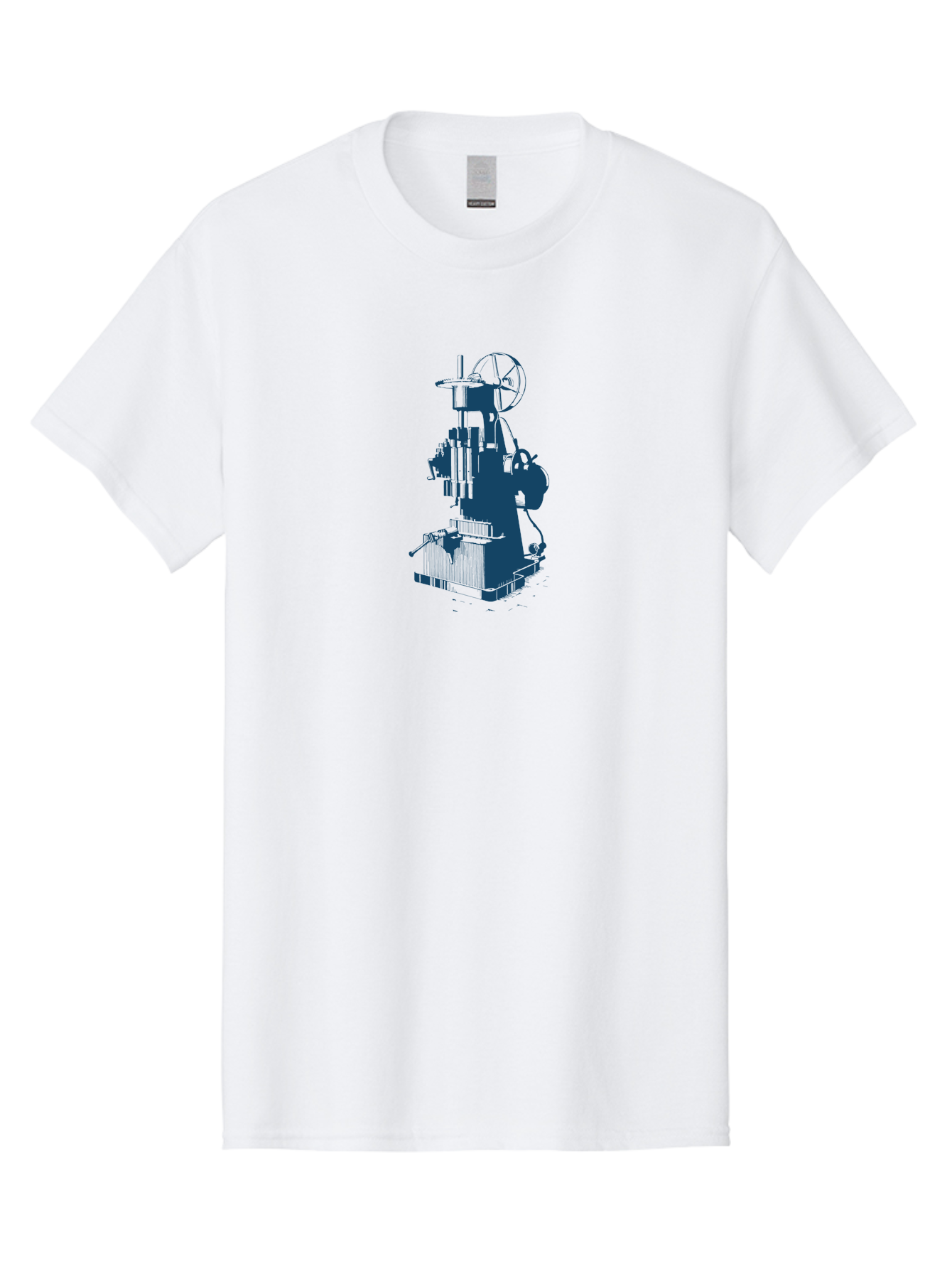 Antique Machine Art Men'S Graphic Tee, 100% Cotton, Comfortable Casual Summer Wear, Machine Washable, Industrial Machinery, Mechanical Equipment, Factory Machine, Manufacturing Technology, Industrial Production, Mechanical Parts, Aae109 23