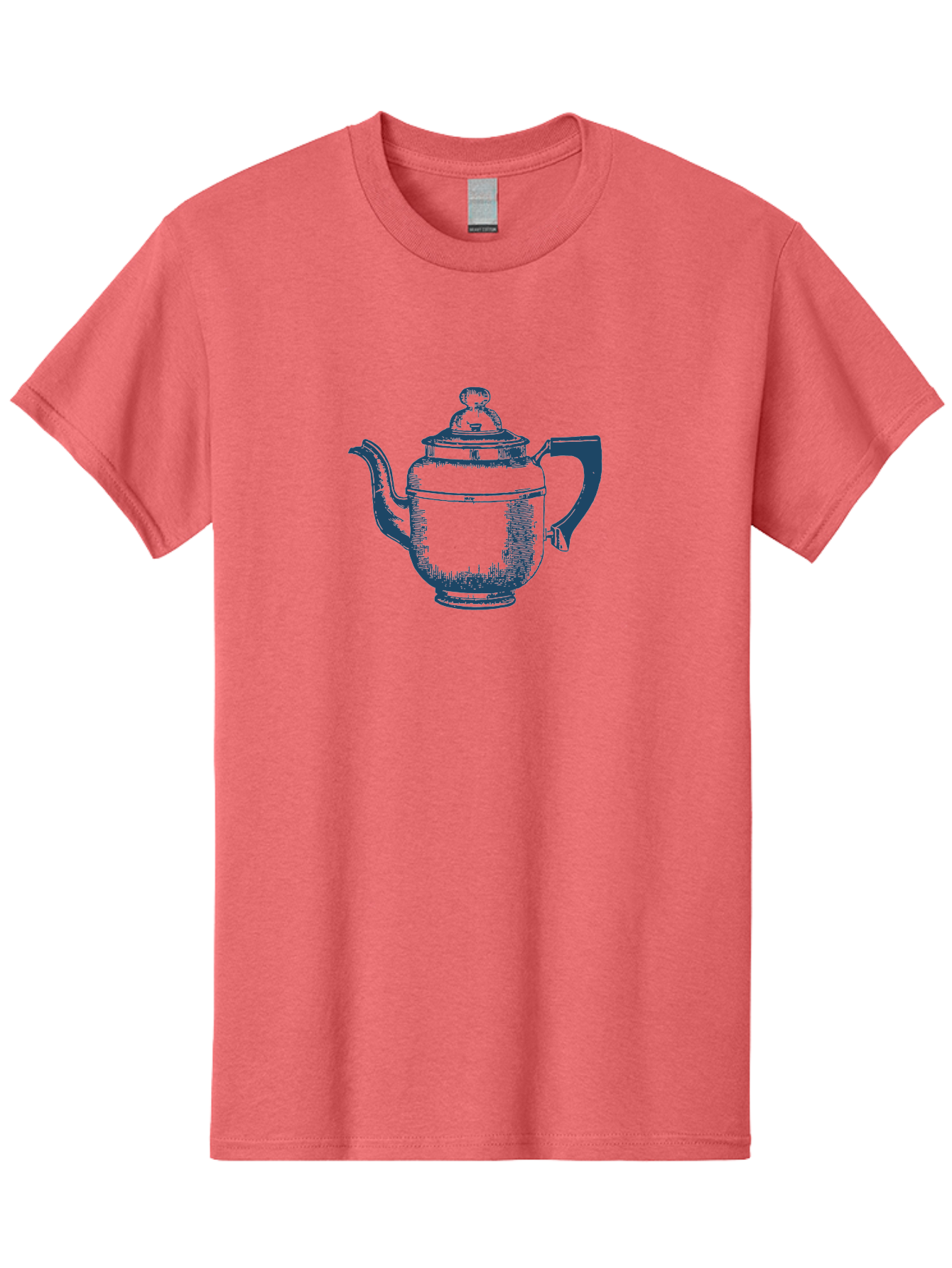 Antique Teapot Men'S Graphic Tee, 100% Cotton, Comfortable Casual Summer Wear, Machine Washable, Teapot With Lid, Antique Teapot, Tea Time, Vintage Teapot, Dark Blue Illustration, Classic Design, Traditional Tea, Ceramic Teapot, Retro Style Aae113 9