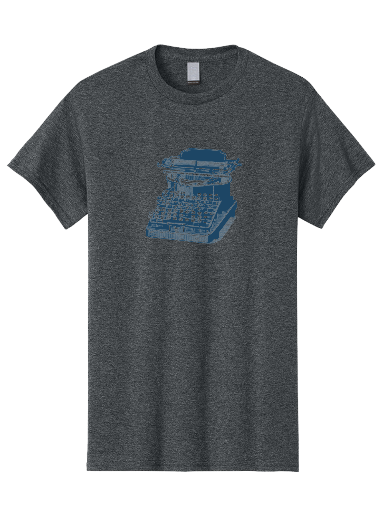Antique Typewriter Vibes Men'S Graphic Tee, 100% Cotton, Comfortable Casual Summer Wear, Machine Washable, Vintage Typewriter, Retro Office Equipment, Classic Writing Machine, Antique Technology, Old-Fashioned Keyboard, Nostalgia, Aae116 27