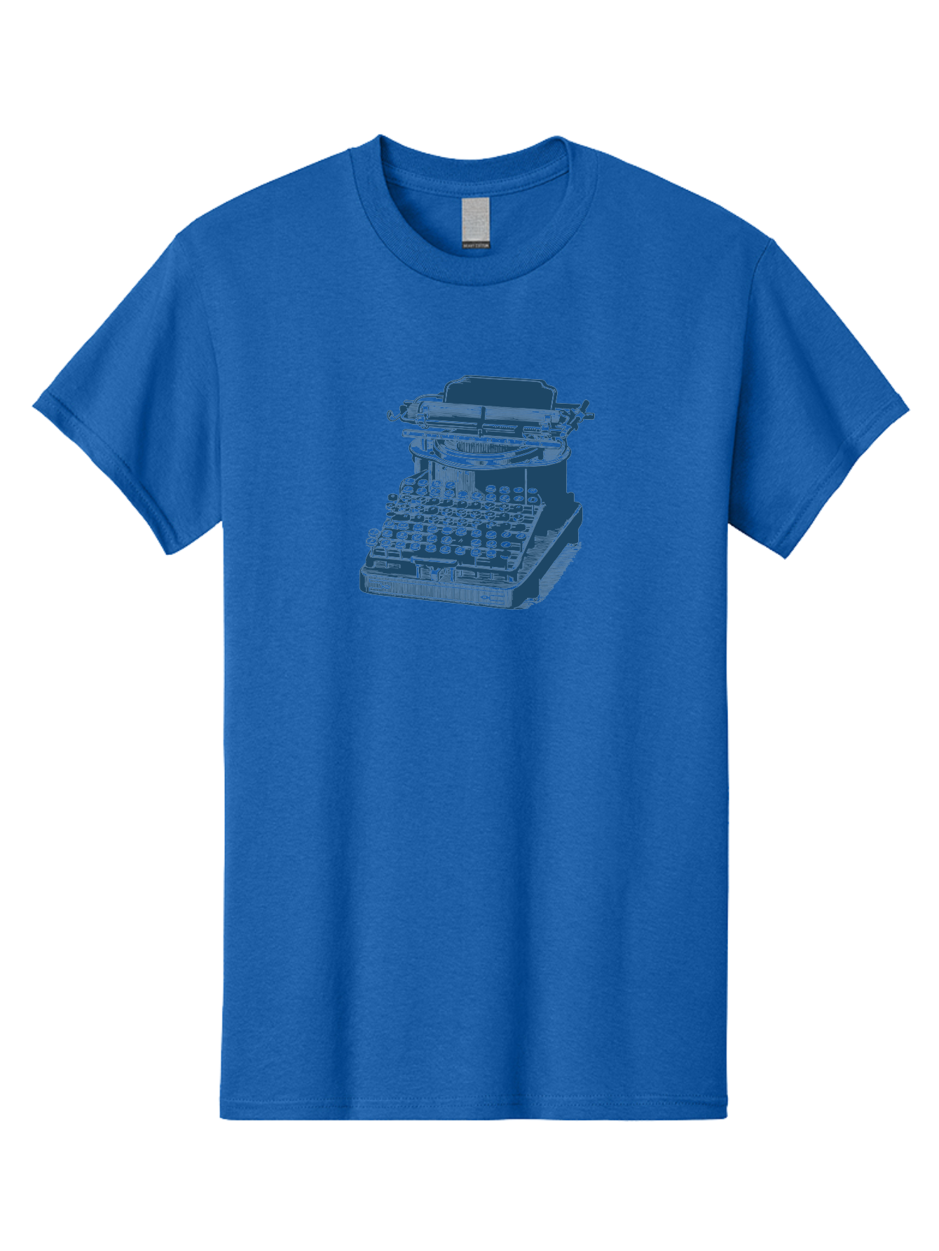 Antique Typewriter Vibes Men'S Graphic Tee, 100% Cotton, Comfortable Casual Summer Wear, Machine Washable, Vintage Typewriter, Retro Office Equipment, Classic Writing Machine, Antique Technology, Old-Fashioned Keyboard, Nostalgia, Aae116 25