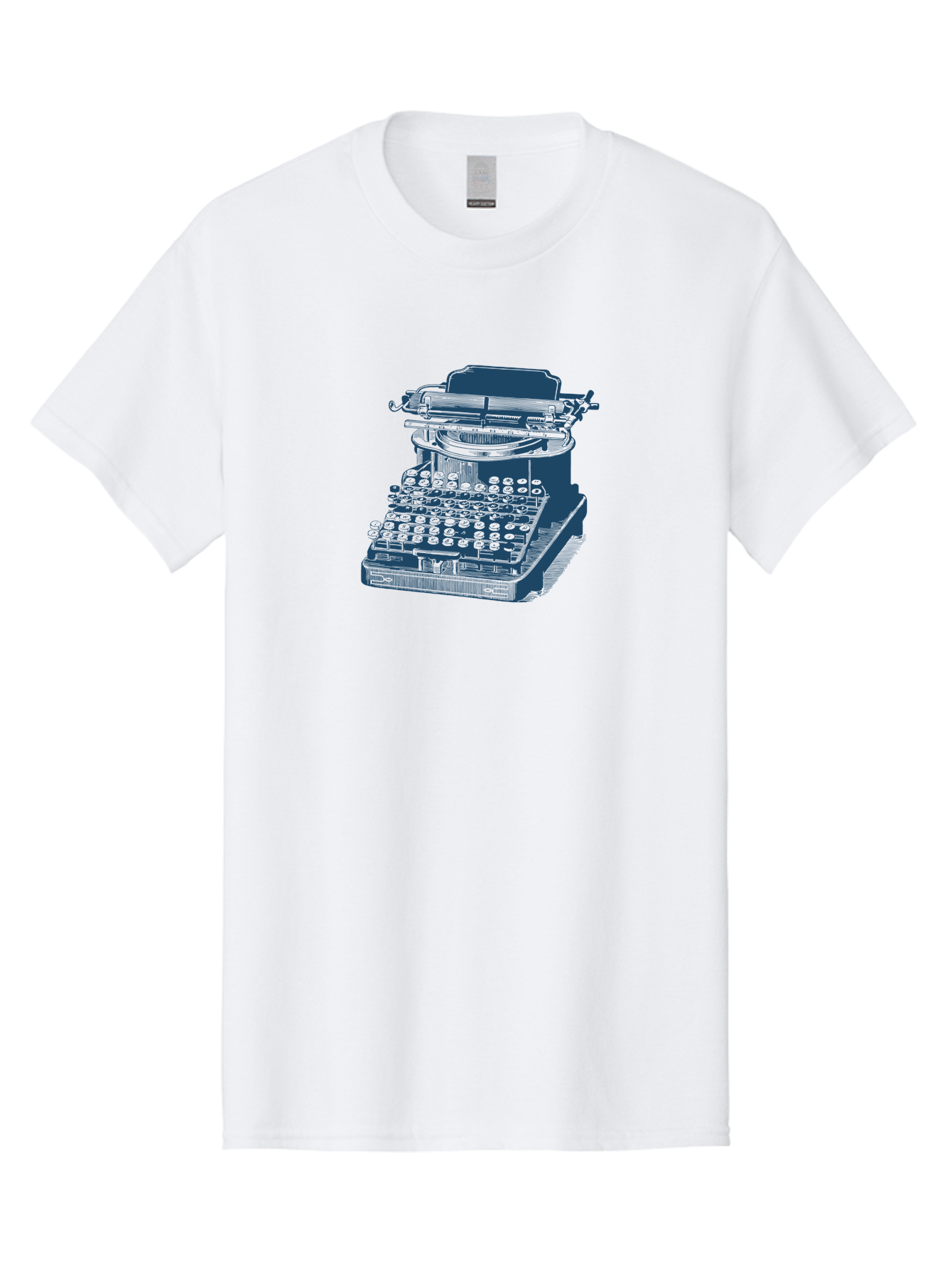 Antique Typewriter Vibes Men'S Graphic Tee, 100% Cotton, Comfortable Casual Summer Wear, Machine Washable, Vintage Typewriter, Retro Office Equipment, Classic Writing Machine, Antique Technology, Old-Fashioned Keyboard, Nostalgia, Aae116 9