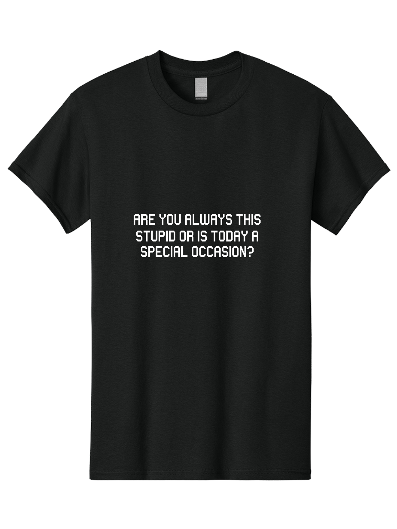 Are You Always This Stupid Men'S Graphic Tee, 100% Cotton, Comfortable Casual Summer Wear, Machine Washable, Sarcastic Quote, Funny Saying, Humorous Phrase, Witty Remark, Clever Insult, Aae117 9