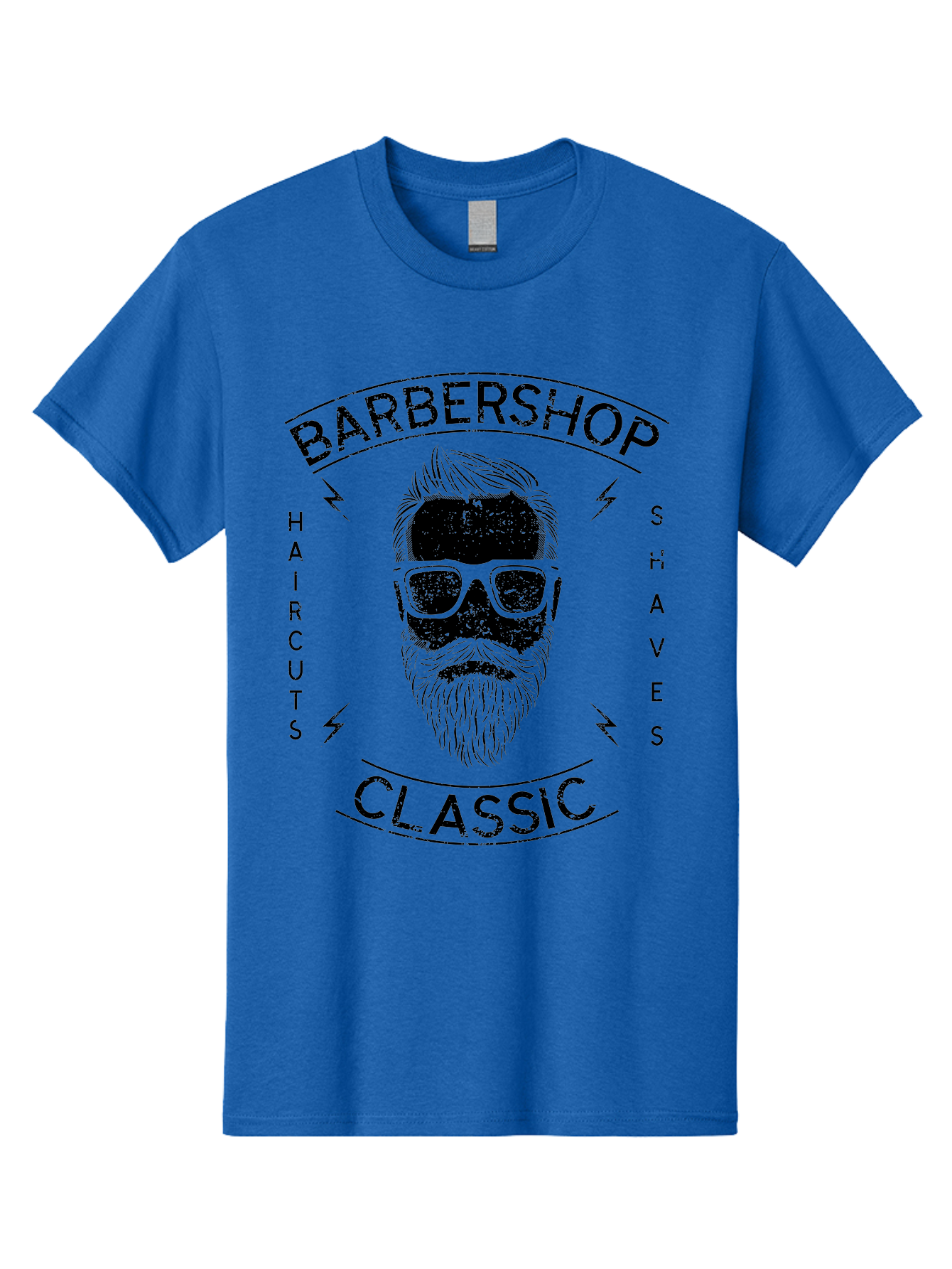 Barber Shop Classic Men'S Graphic Tee, 100% Cotton, Comfortable Casual Summer Wear, Machine Washable, Barber Shop, Classic Style, Men'S Grooming, Haircuts, Shaves, Beards, Sunglasses, Retro Aesthetic, Fashionable Hair, Stylish Beards Aae123 15