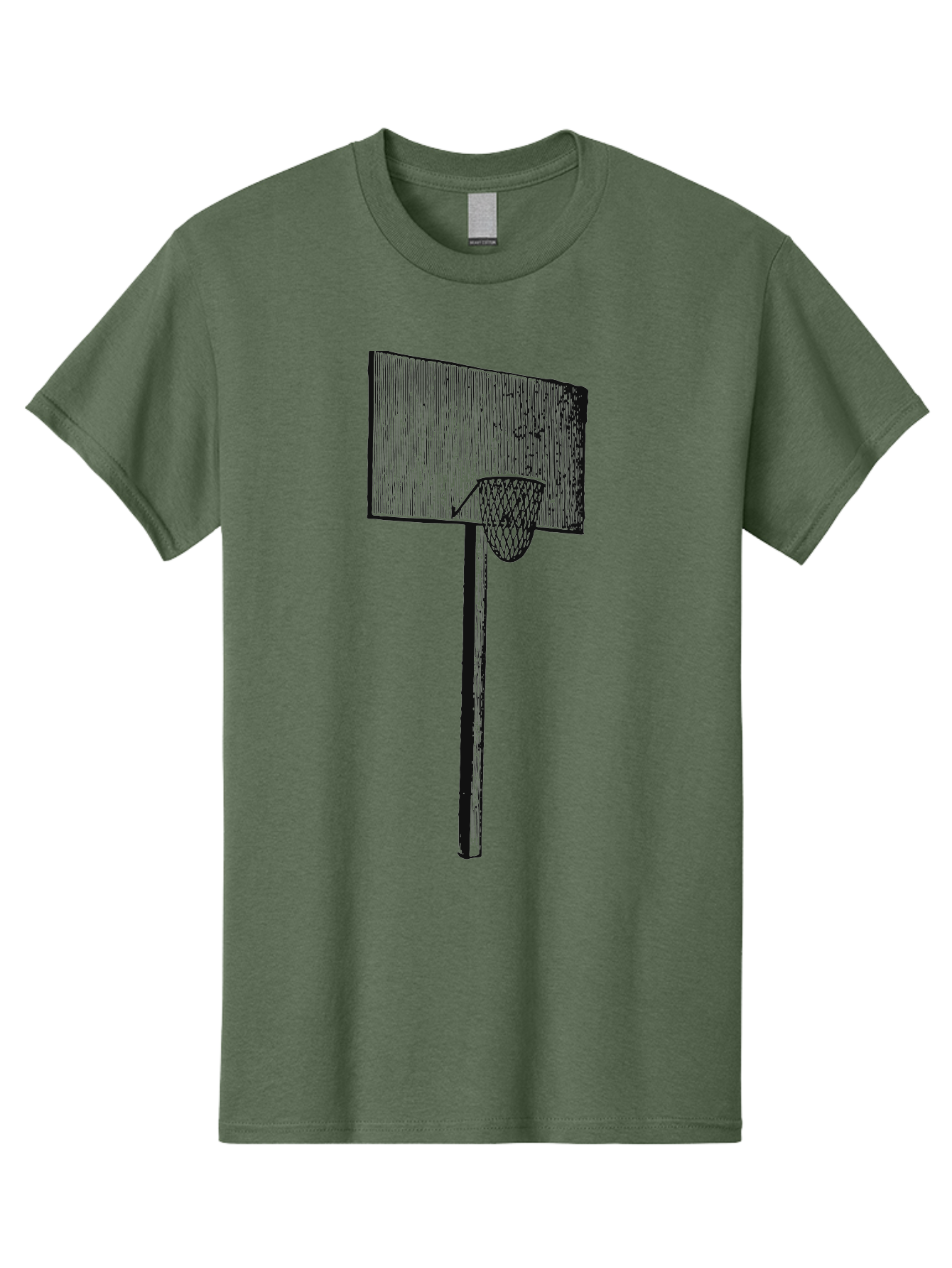 Basket Ball Roots Men'S Graphic Tee, 100% Cotton, Comfortable Casual Summer Wear, Machine Washable, Basketball Hoop, Worn Backboard, Netting, Outdoor Sports Equipment, Distressed Texture, Urban Recreation, Sports Facilities, Court Equipment, Aae127 25