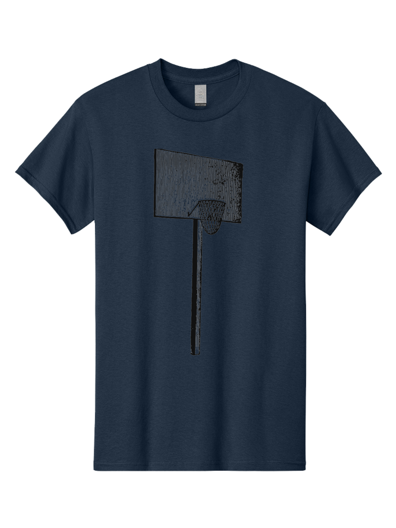 Basket Ball Roots Men'S Graphic Tee, 100% Cotton, Comfortable Casual Summer Wear, Machine Washable, Basketball Hoop, Worn Backboard, Netting, Outdoor Sports Equipment, Distressed Texture, Urban Recreation, Sports Facilities, Court Equipment, Aae127 15