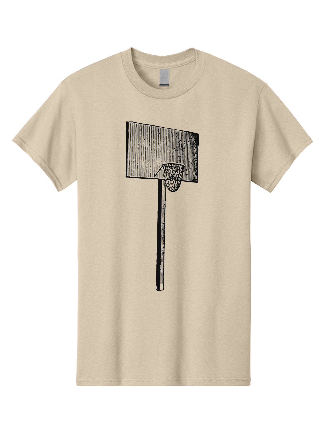 Basket Ball Roots Men'S Graphic Tee, 100% Cotton, Comfortable Casual Summer Wear, Machine Washable, Basketball Hoop, Worn Backboard, Netting, Outdoor Sports Equipment, Distressed Texture, Urban Recreation, Sports Facilities, Court Equipment, Aae127 27