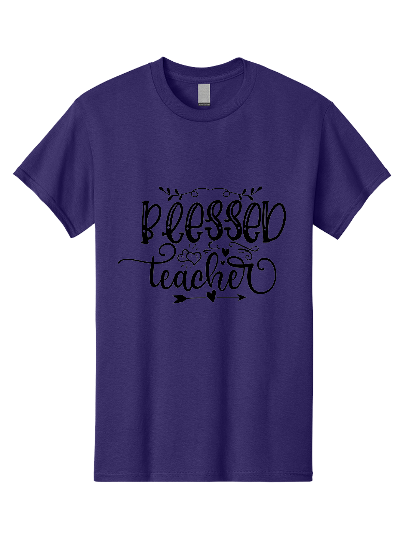 Blessed Teacher Men'S Graphic Tee, 100% Cotton, Comfortable Casual Summer Wear, Machine Washable, Teacher Appreciation, Inspirational Quotes, Heartfelt Messages, Loving Teachers, Gratitude, Black Typography, Elegant Design, Heartwarming, Aae147 29