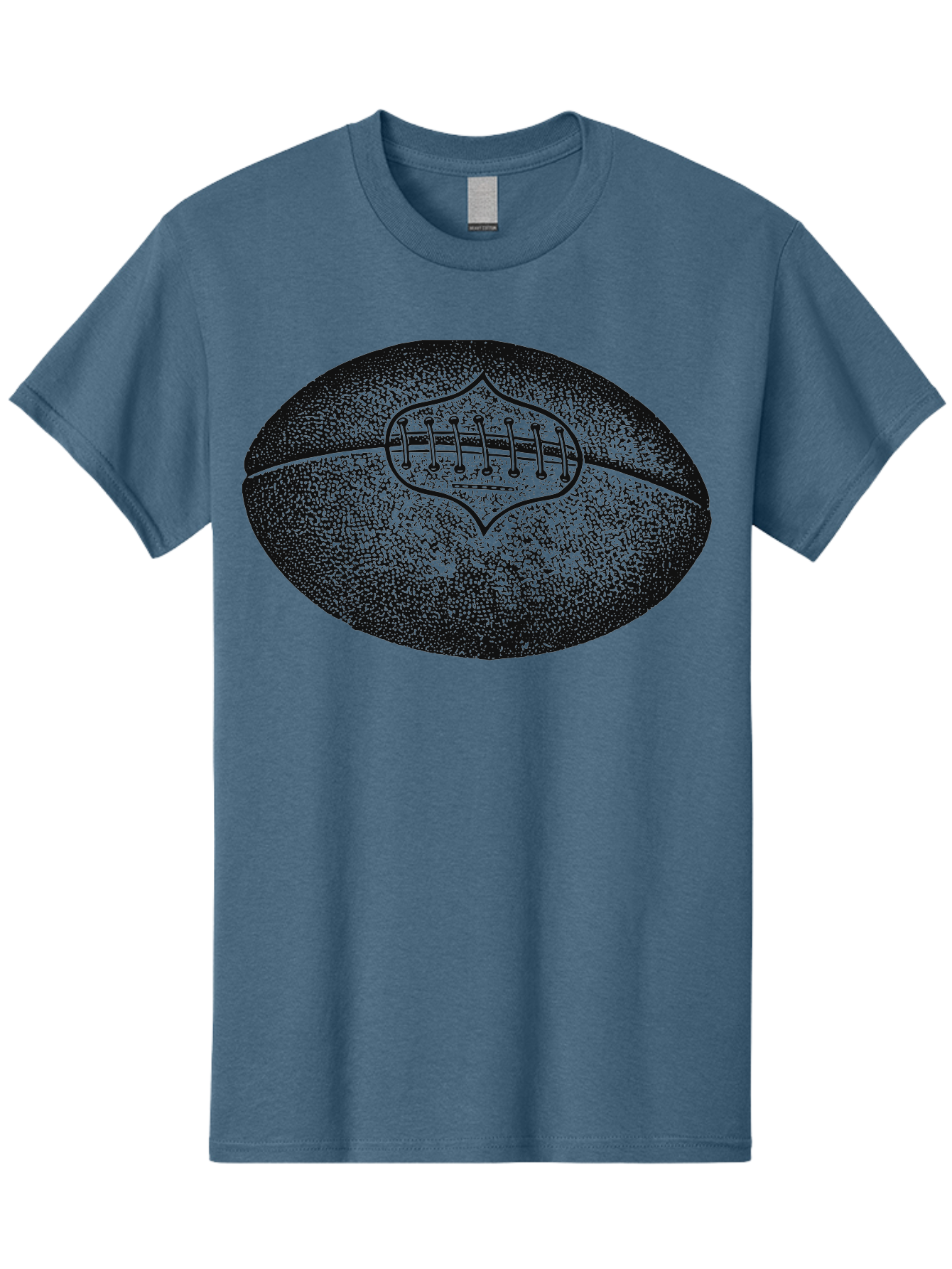 Blitz Ball Men'S Graphic Tee, 100% Cotton, Comfortable Casual Summer Wear, Machine Washable, Stippled American Football, Sports Equipment, Football Texture, Athletic Gear, Team Sports, Competitive Play, Gridiron Football Aae148 11