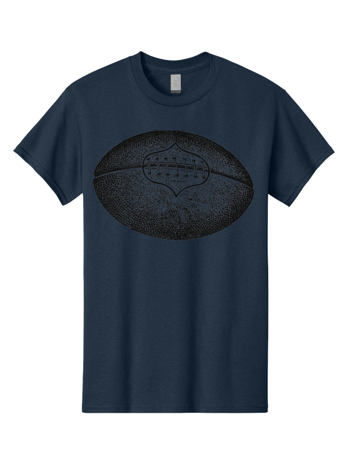 Blitz Ball Men'S Graphic Tee, 100% Cotton, Comfortable Casual Summer Wear, Machine Washable, Stippled American Football, Sports Equipment, Football Texture, Athletic Gear, Team Sports, Competitive Play, Gridiron Football Aae148 21