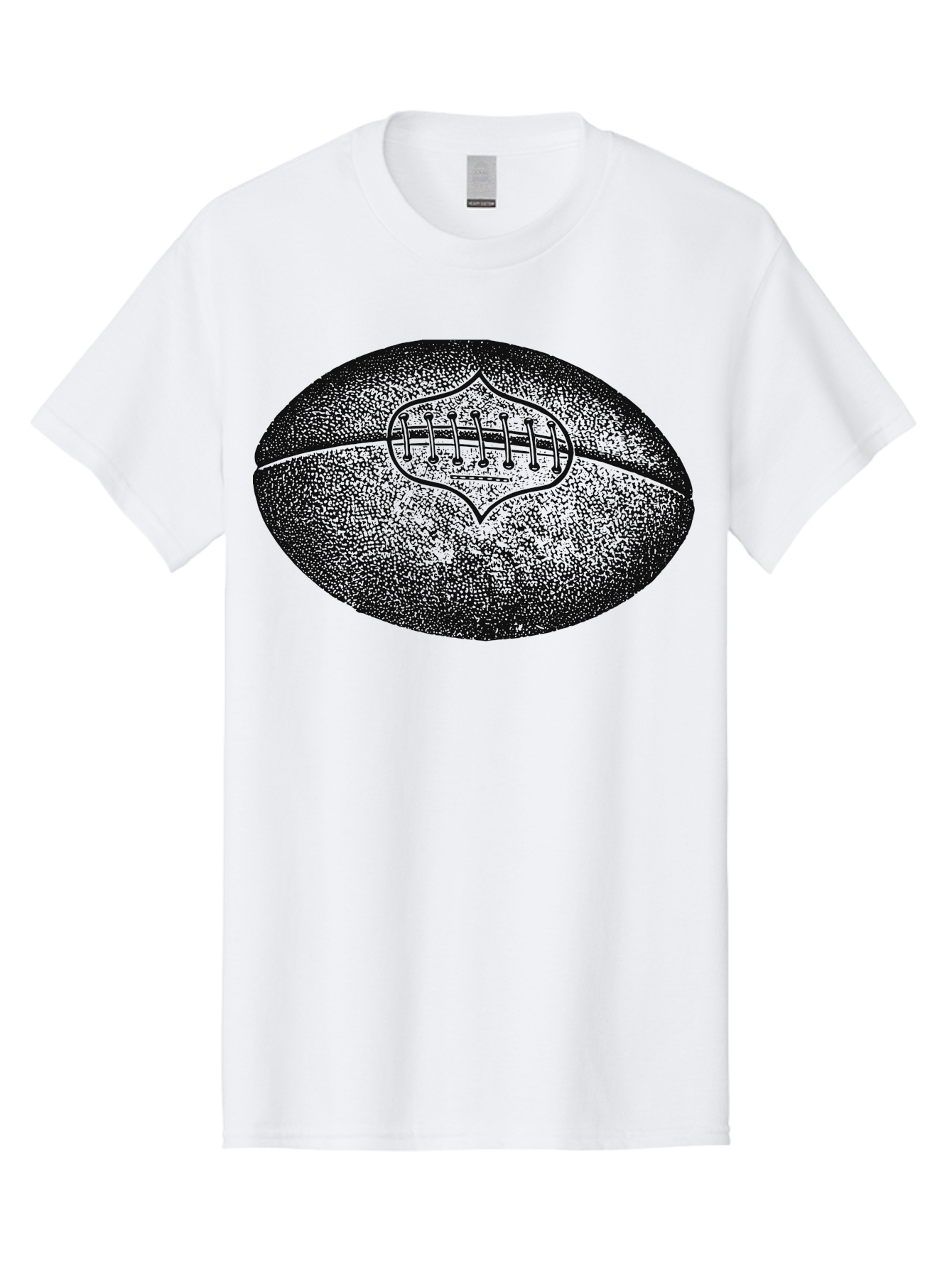 Blitz Ball Men'S Graphic Tee, 100% Cotton, Comfortable Casual Summer Wear, Machine Washable, Stippled American Football, Sports Equipment, Football Texture, Athletic Gear, Team Sports, Competitive Play, Gridiron Football Aae148 15