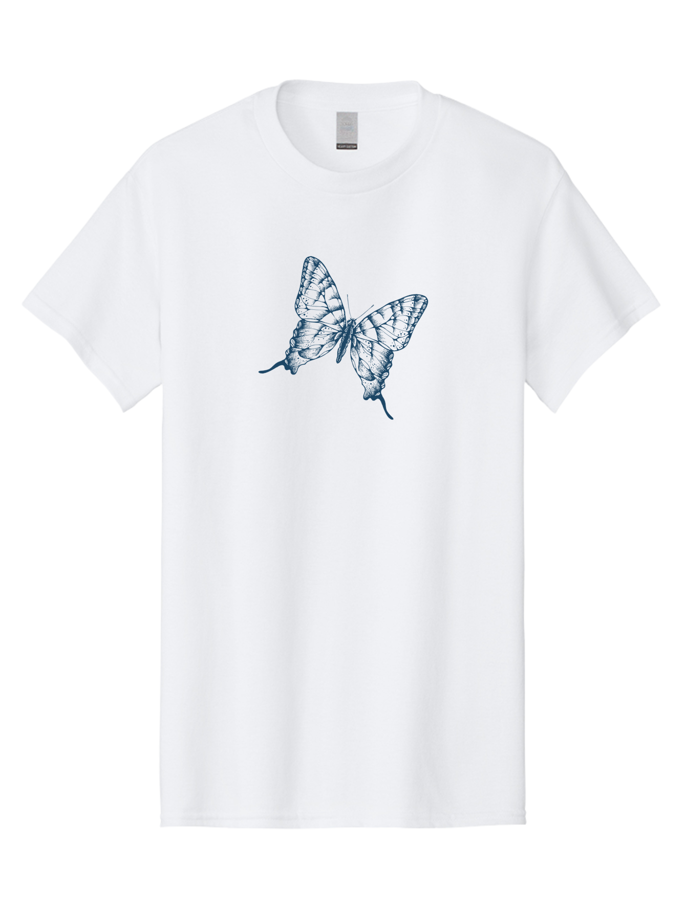 Butterfly Men'S Graphic Tee, 100% Cotton, Comfortable Casual Summer Wear, Machine Washable, Swallowtail Butterfly, Detailed Illustration, Delicate Wings, Intricate Patterns, Ornate Design, Fragile Beauty, Insect Art, Wingspan, Aae164 13
