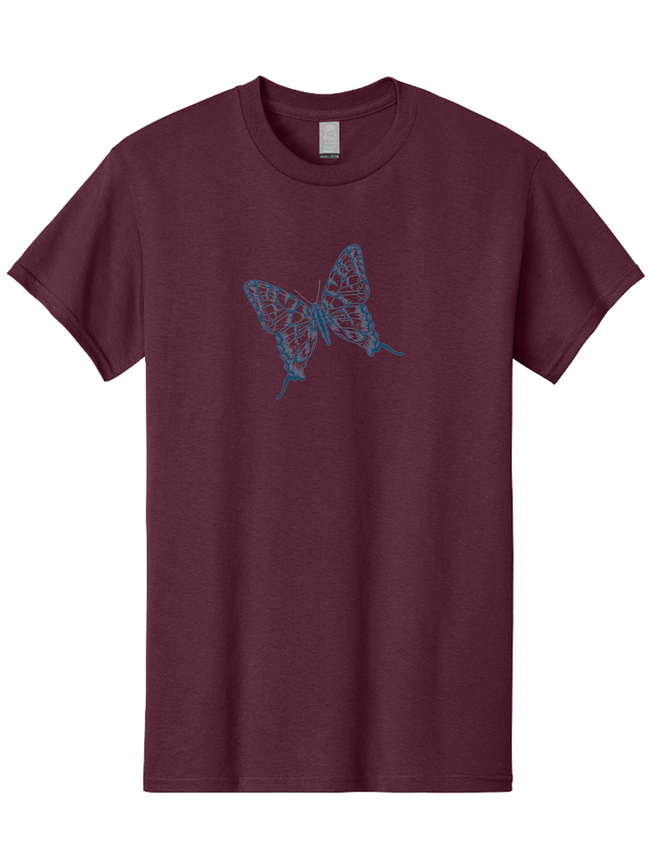 Butterfly 2 Men'S Graphic Tee, 100% Cotton, Comfortable Casual Summer Wear, Machine Washable, Butterfly With Transparent Wings, Intricate Details, Delicate Patterns, Abstract Design, Artistic Expression, Fragile Beauty, Aae165 9