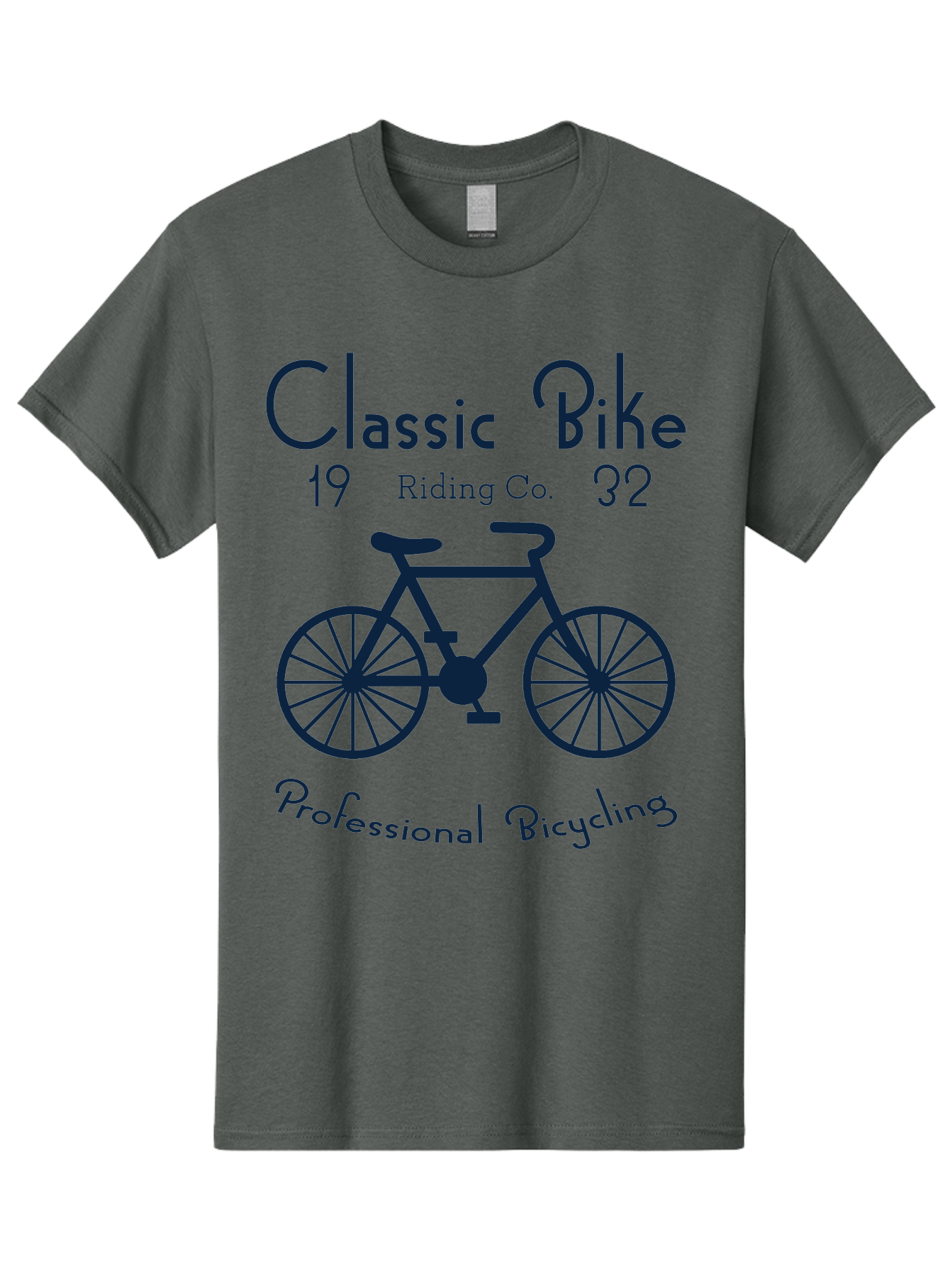 Classic Bike -Men Men'S Graphic Tee, 100% Cotton, Comfortable Casual Summer Wear, Machine Washable, Vintage Bicycle, Professional Bicycling, Classic Bike Riding, Cycling Company, Bike Enthusiasts, Retro Bike Design, Cycling Culture, Aae184 5