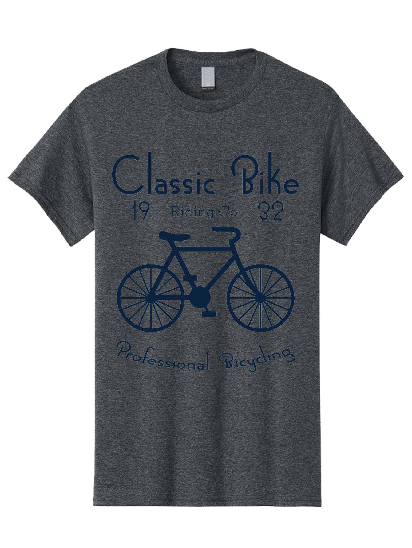 Classic Bike -Men Men'S Graphic Tee, 100% Cotton, Comfortable Casual Summer Wear, Machine Washable, Vintage Bicycle, Professional Bicycling, Classic Bike Riding, Cycling Company, Bike Enthusiasts, Retro Bike Design, Cycling Culture, Aae184 7